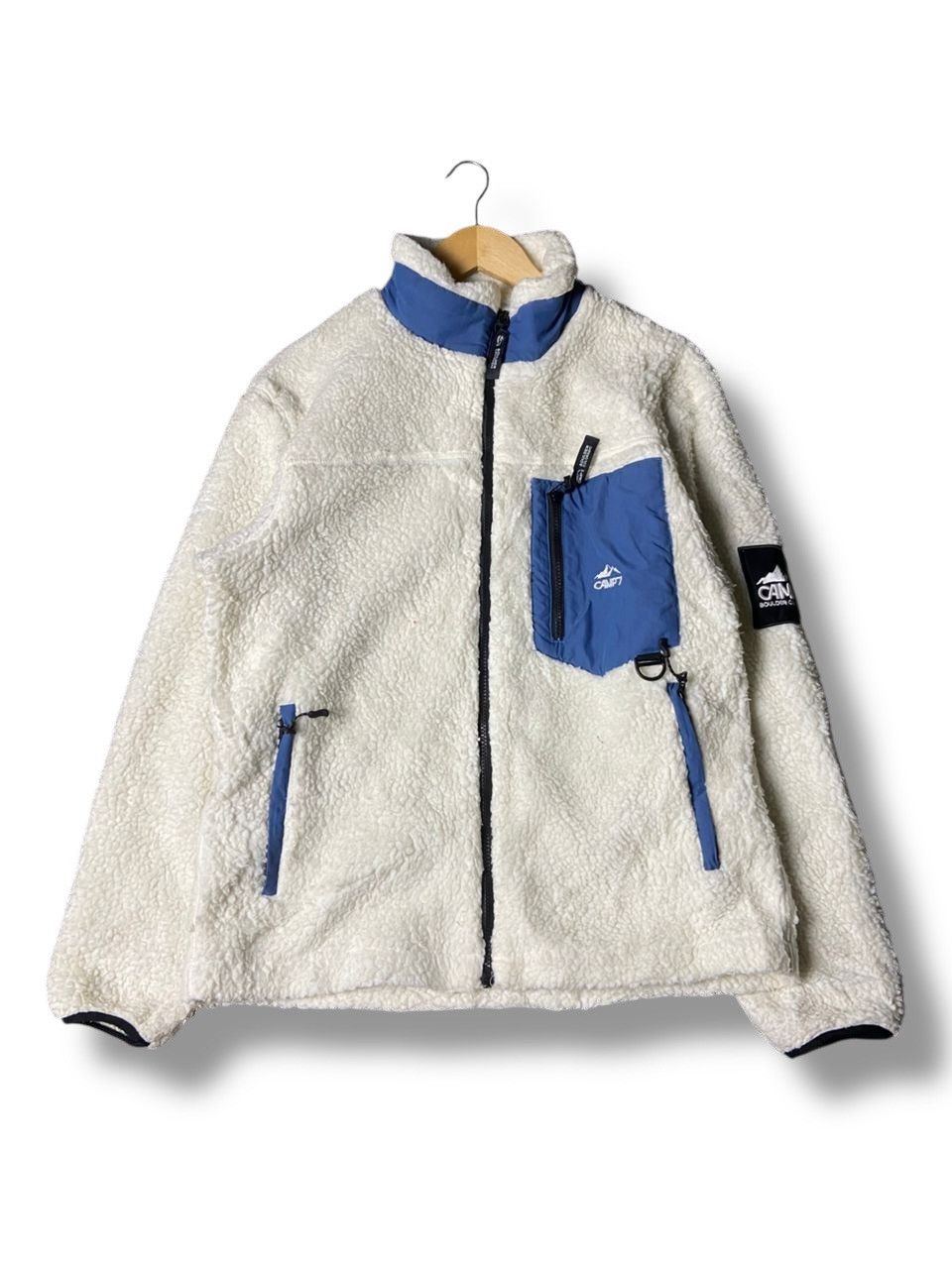 Japanese Brand Camp7 Sherpa Fleece Outdoor Jacket (160) Size US M / EU 48-50 / 2 - 1 Thumbnail