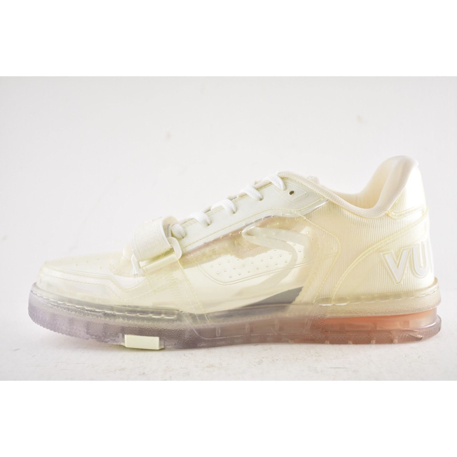 Louis Vuitton Louis Vuitton Transparent Clear PVC Strap Low Top Trainer Size US 9 / EU 42 - 14 Thumbnail