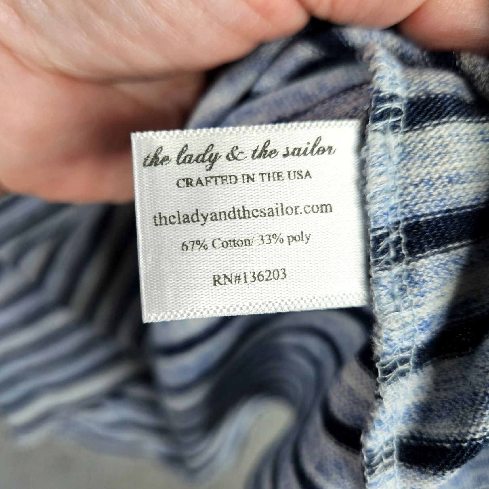 Vintage The Lady & The Sailor Dress Women Round Neck Mini Blue Black Stripes Sz 3 Figures: Cotton Polyester All Season Dress Length Short Vintage No Size XS / US 0-2 / IT 36-38 - 6 Thumbnail