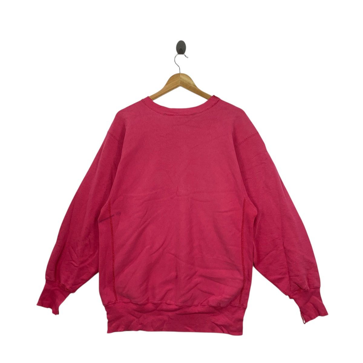 Champion Vintage 80’ CHAMPION REVERSE WEAVE Thrashed Pink Sweatshirt Size XL / US 12-14 / IT 48-50 - 5 Thumbnail