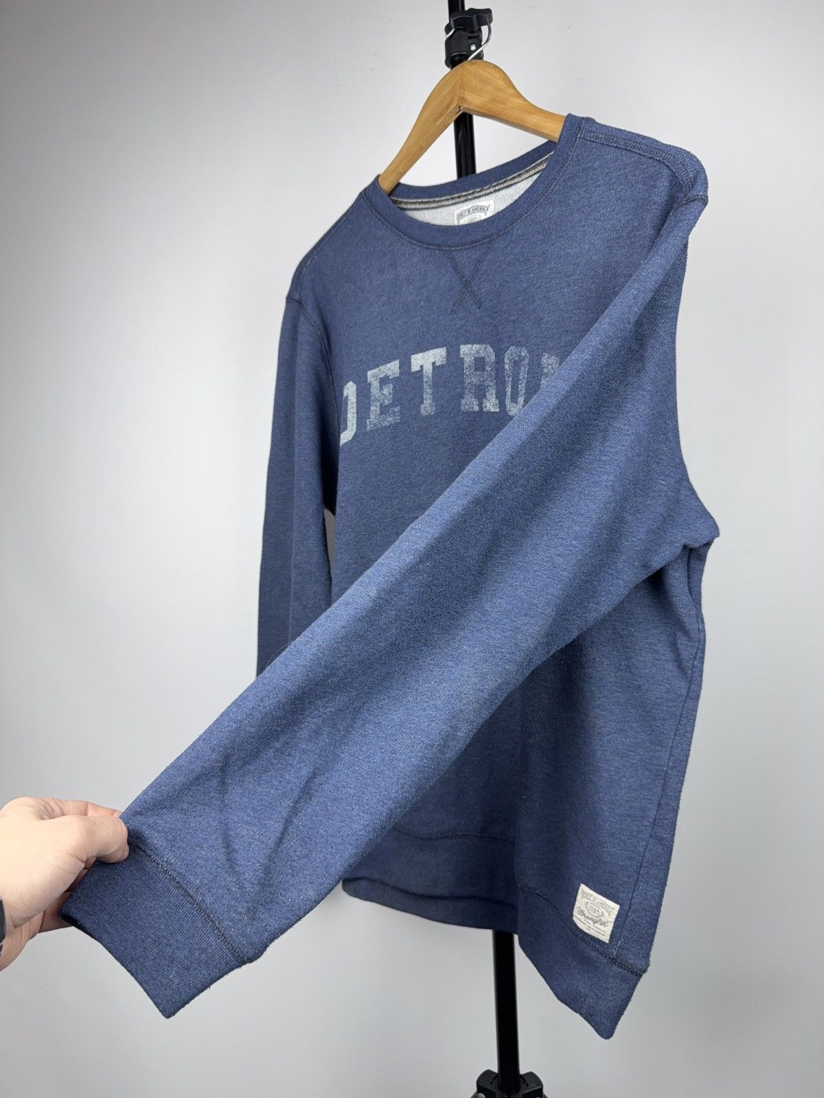Wrangler 00s Retro Wrangler USA Detroit Print Crewneck Sweatshirt Size US L / EU 52-54 / 3 - 9 Thumbnail