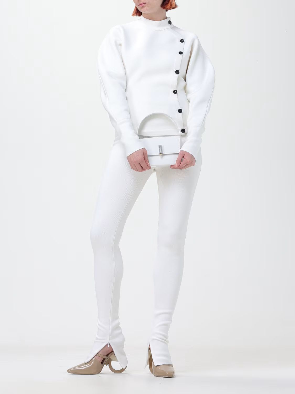 Salvatore Ferragamo o1s1rm0924 Pant in White Size 26" / US 2 / IT 38 - 2 Thumbnail