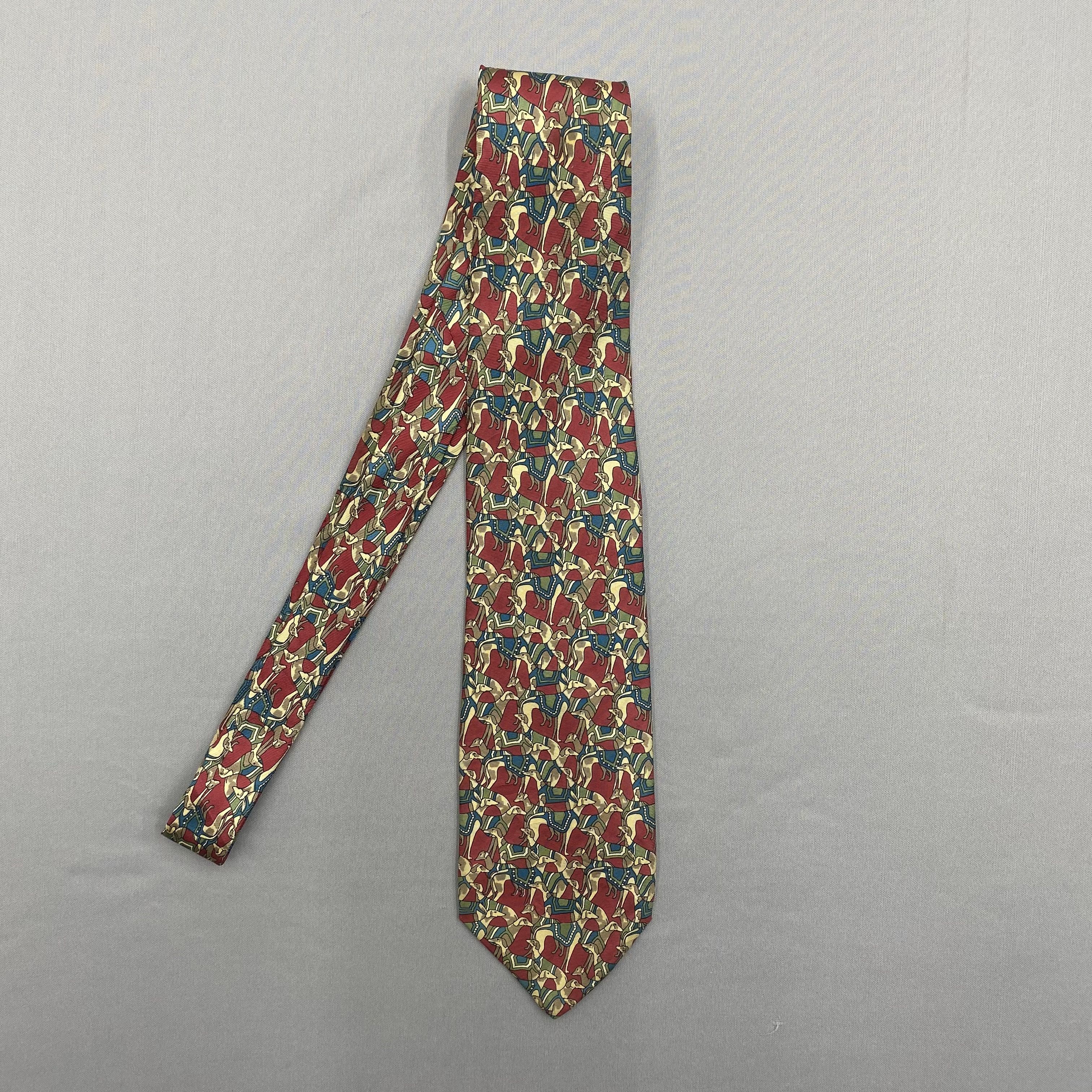 Japanese Brand Vintage Paco Rabanne SILK Necktie Cravate Pure Silk Neck Tie Size ONE SIZE - 4 Thumbnail