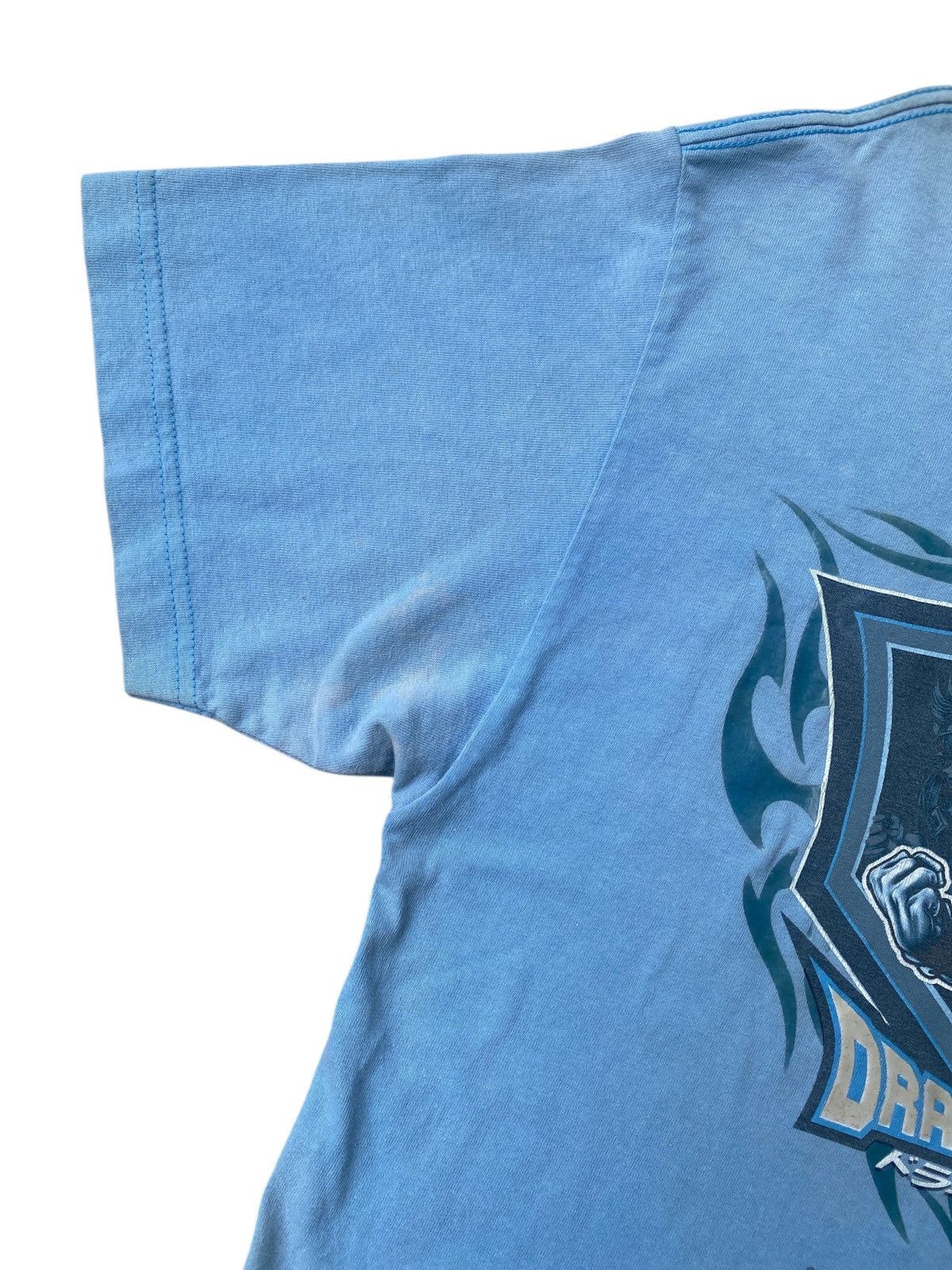 Anime VINTAGE 2002 DRAGON BALL Z TRIO SAIYAN TEE BABY BLUE Size US L / EU 52-54 / 3 - 4 Thumbnail