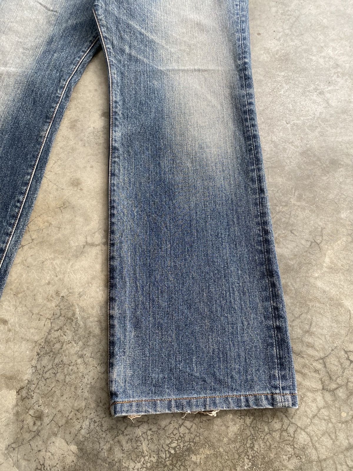 Big John Baggy Jeans Vintage Big John Mud Rusty Distressed Jeans 231 Size US 32 / EU 48 - 3 Thumbnail