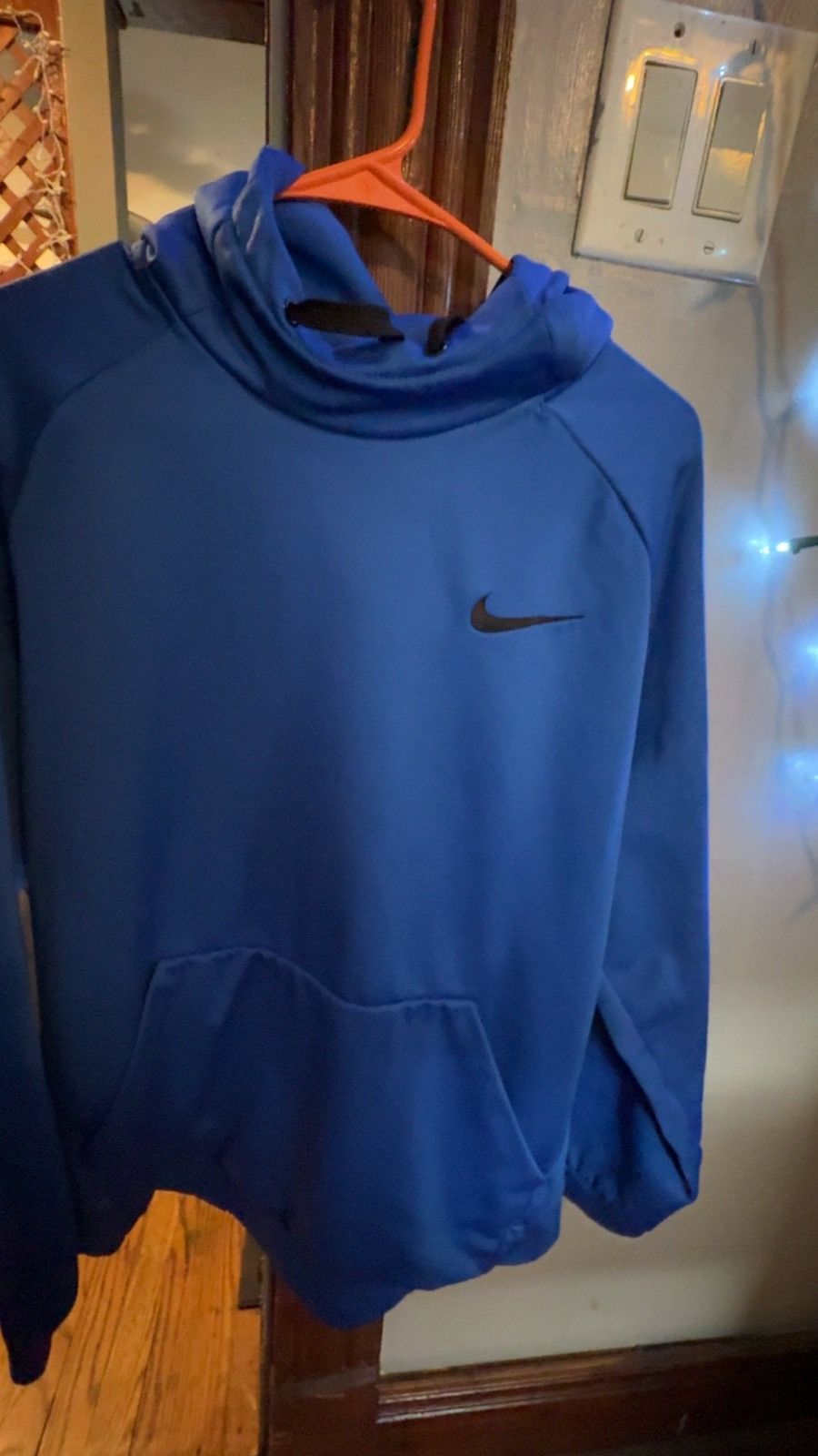 Nike blue nike hoodie Size US XL / EU 56 / 4 - 1 Thumbnail