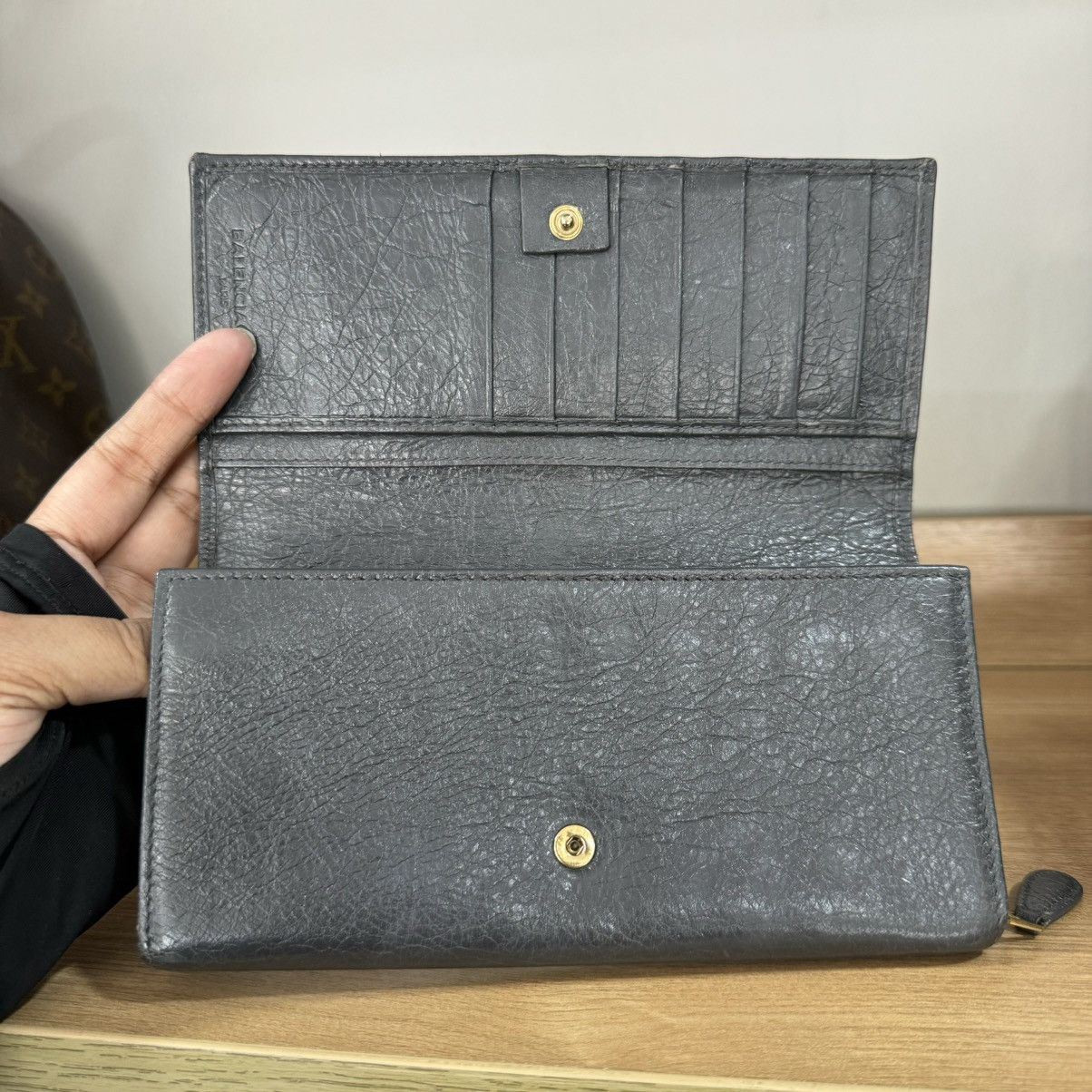 Balenciaga Balenciaga Long Wallet Size ONE SIZE - 3 Thumbnail