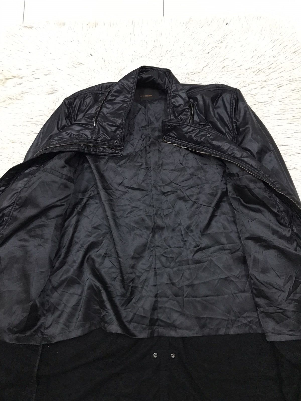 Issey Miyake × Tete Homme × Vintage Tete Homme Nylon Puffer Down Jacket Size US M / EU 48-50 / 2 - 10 Thumbnail