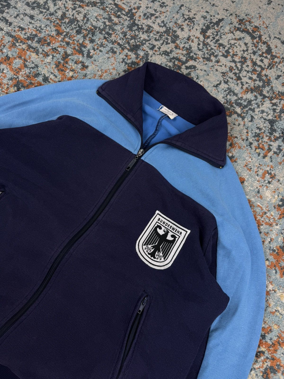 Vintage Vintage 70s Bundeswehr german army track jacket archival 80s Size US M / EU 48-50 / 2 - 4 Thumbnail