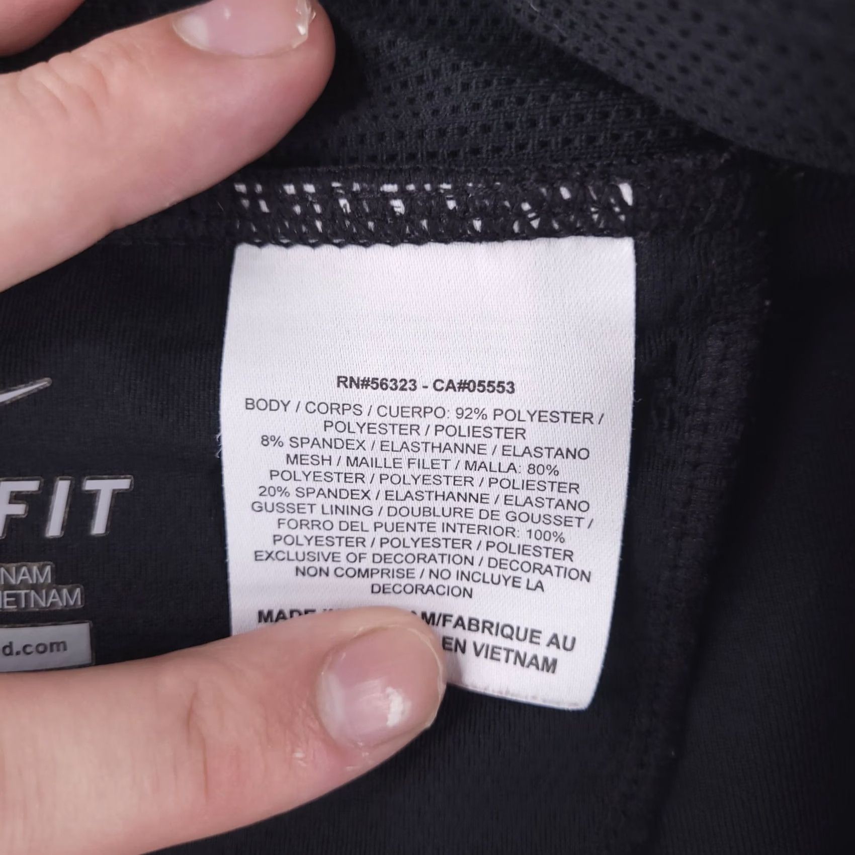 Nike Nike Shorts Womens M Black Capri Filament Dri-Fit Running Knee Capris Mens? Womens Size 32" / US 10 / IT 46 - 6 Thumbnail