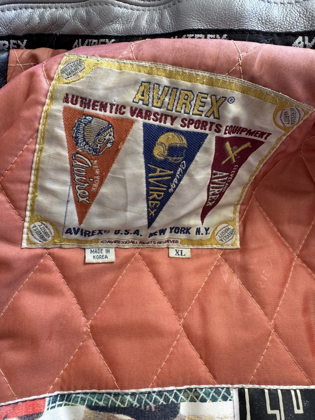 Avirex Avirex leather varsity jacket Size US XL / EU 56 / 4 - 9 Thumbnail