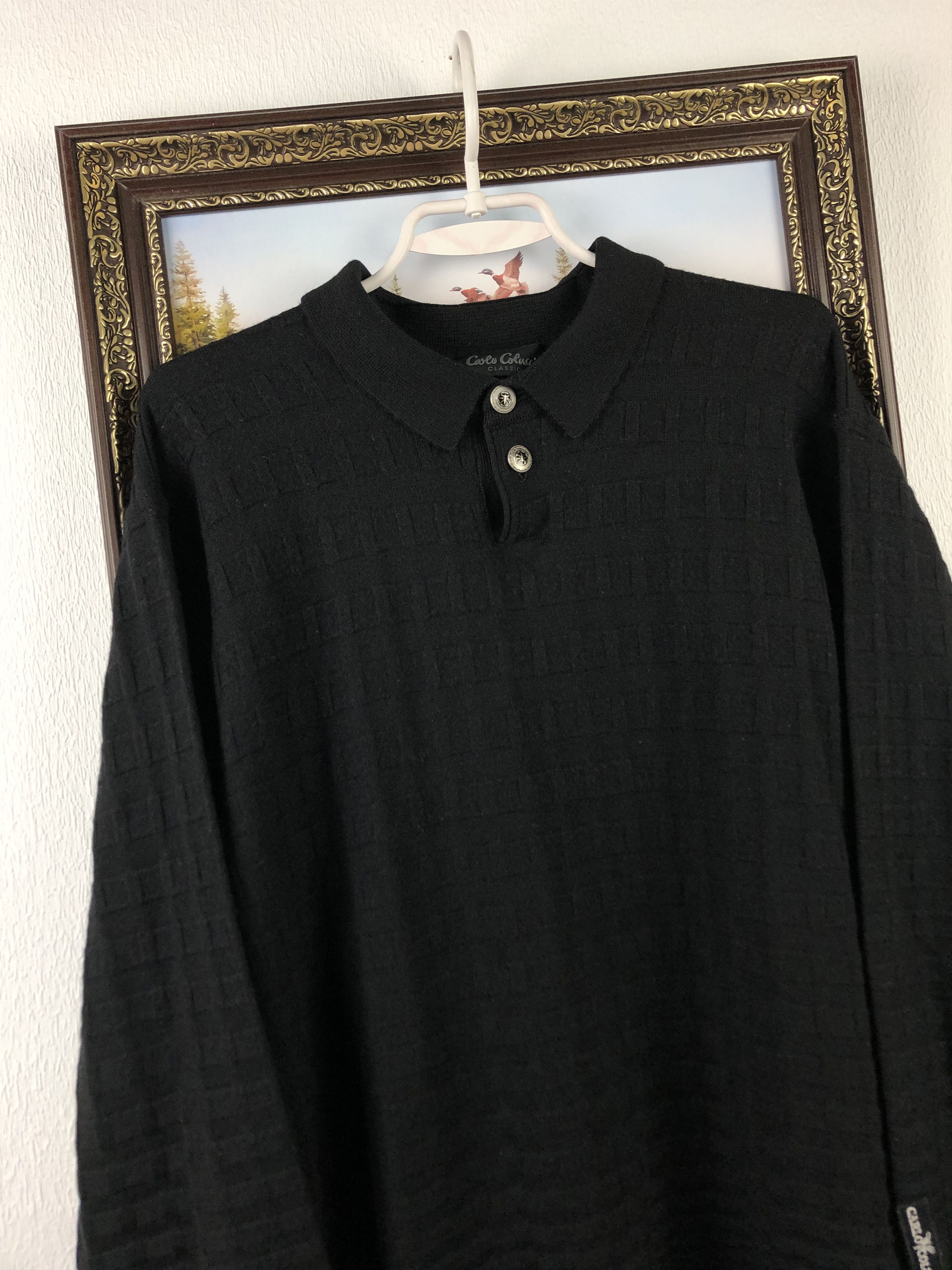 Carlo Colucci Vintage Carlo Colucci Sweater Jumper Pullover Black Mens Size US M / EU 48-50 / 2 - 3 Thumbnail