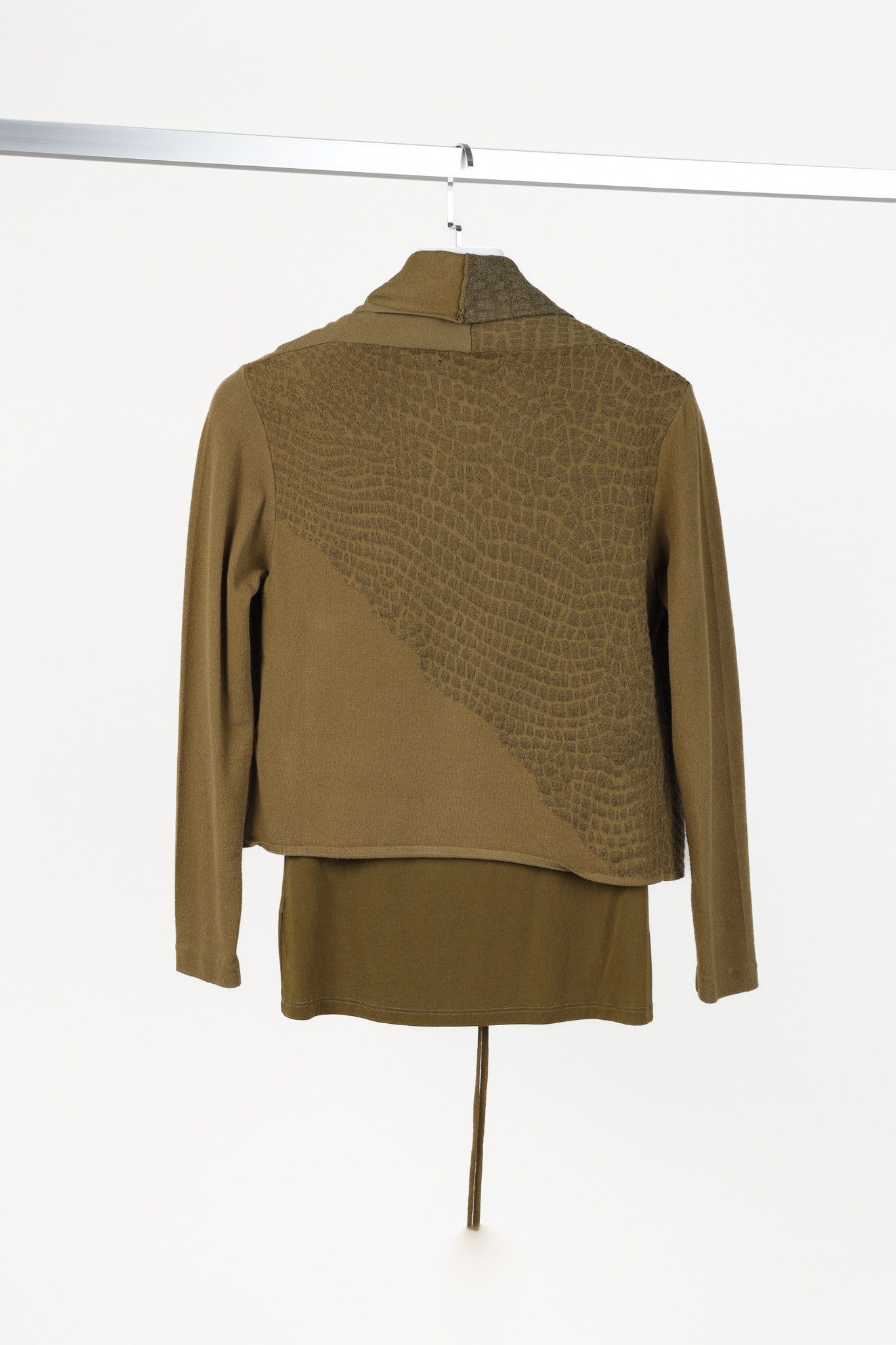 Sarah Pacini Sarah Pacini Olive Tank/Sweater Set Size S / US 4 / IT 40 - 2 Thumbnail
