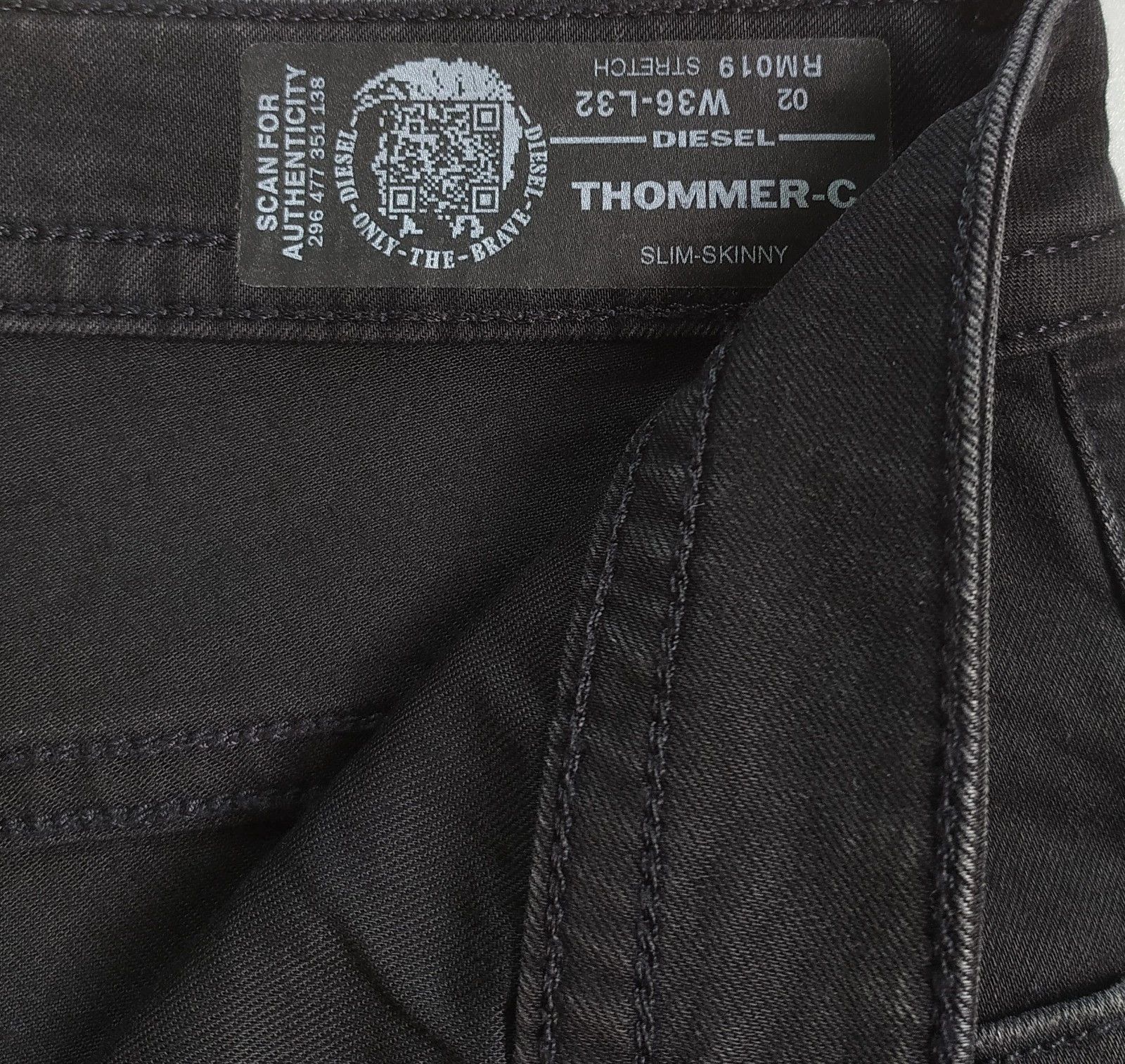 Diesel Diesel THOMMER-C L.32 MENS JEANS T/9611 Size US 36 / EU 52 - 5 Thumbnail