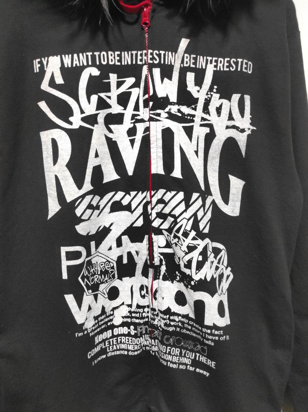 Japanese Brand Vogon Poem zip fur hoodie ifsix LGB style Size US L / EU 52-54 / 3 - 4 Thumbnail