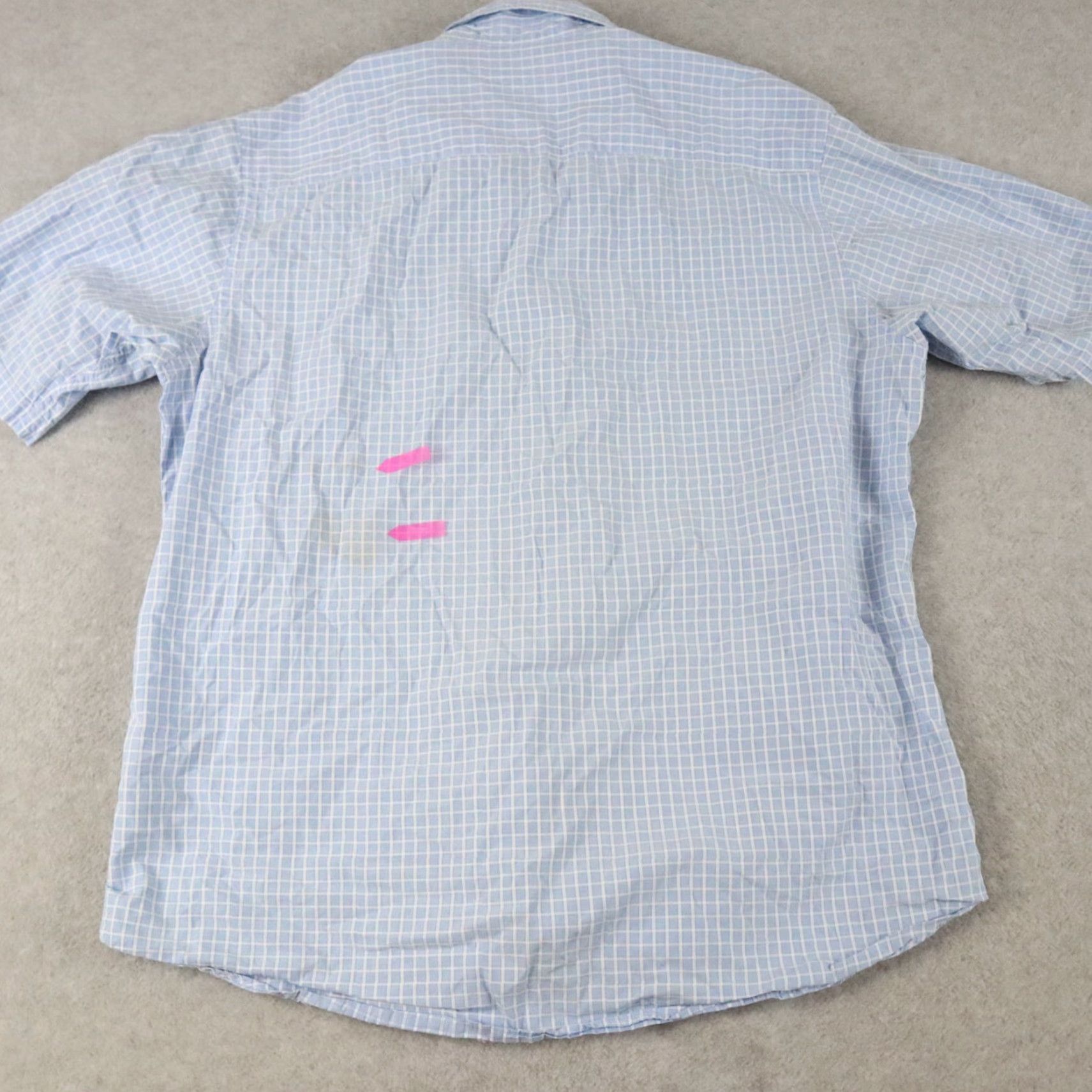 Tailorbyrd Tailorbyrd Shirt Mens XL Classic Fit Casual Button Up Blue Plaid Short Sleeve Size US XL / EU 56 / 4 - 4 Thumbnail