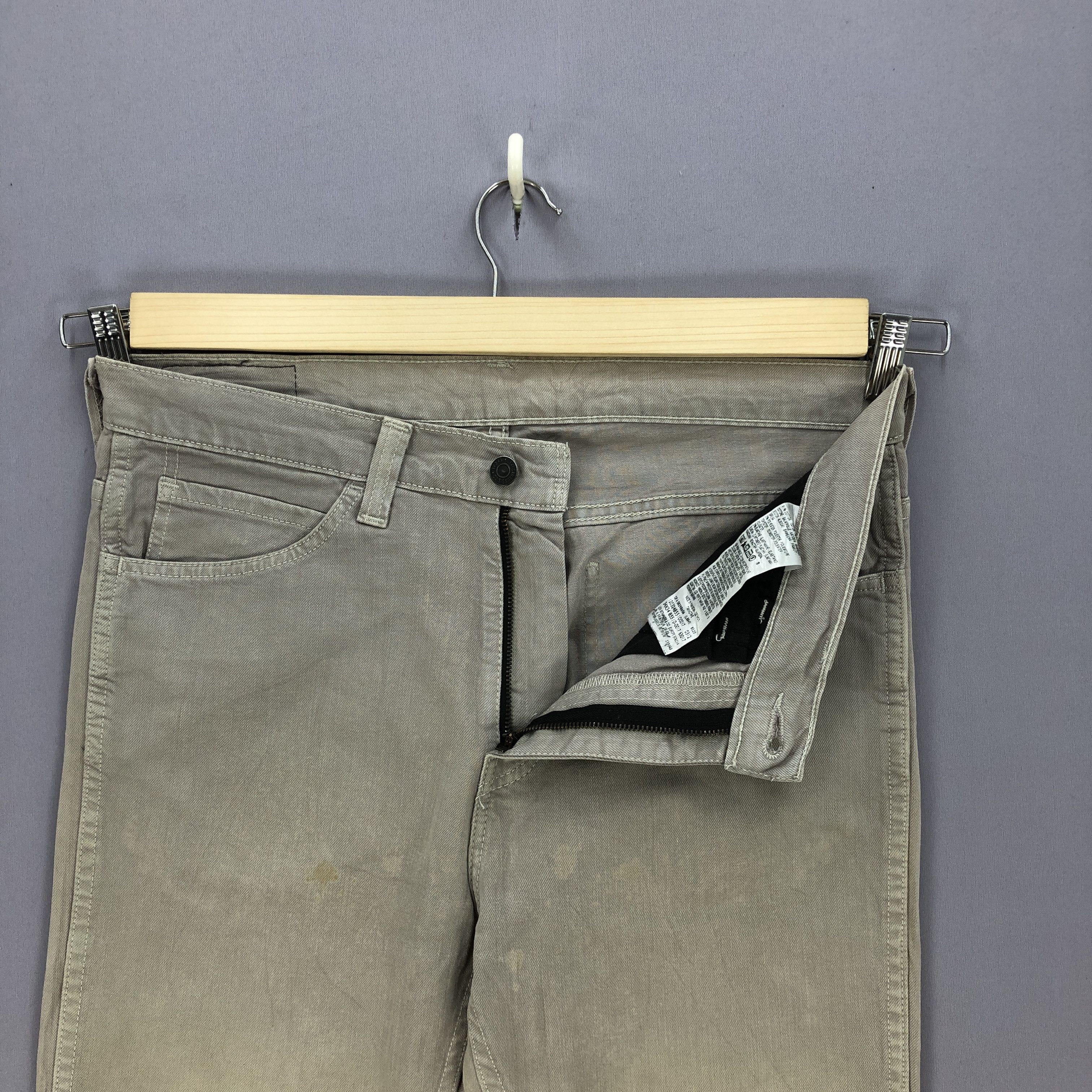 Levi's × Vintage Vintage Levis Slim Tapered Skinny Brown Jeans Levi's Denim Size US 35 - 6 Thumbnail