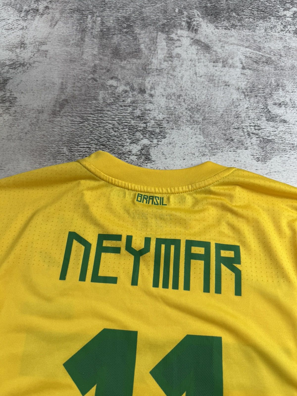 Nike Brasil 2011 2012 Brazil Neymar JR. National Soccer Football T Shirt Jersey Tee Size US S / EU 44-46 / 1 - 19 Thumbnail
