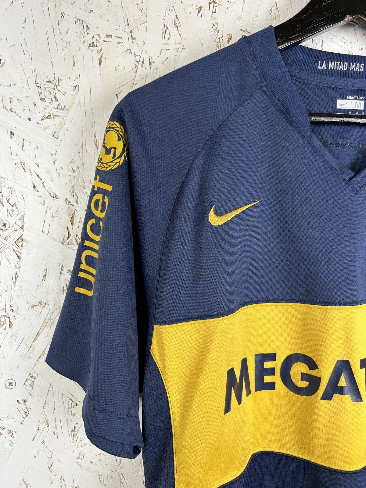 Nike Nike Boca Juniors CABJ 2007/08 Home Kit Soccer Jersey M Size US M / EU 48-50 / 2 - 2 Thumbnail