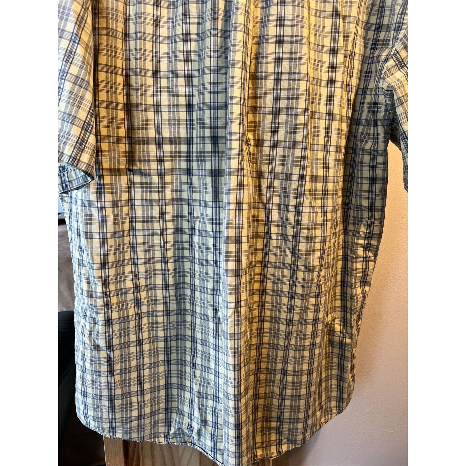 Pendleton Pendleton Men’s Large Yellow Check SS Button Up Cotton Shirt Size US L / EU 52-54 / 3 - 9 Thumbnail