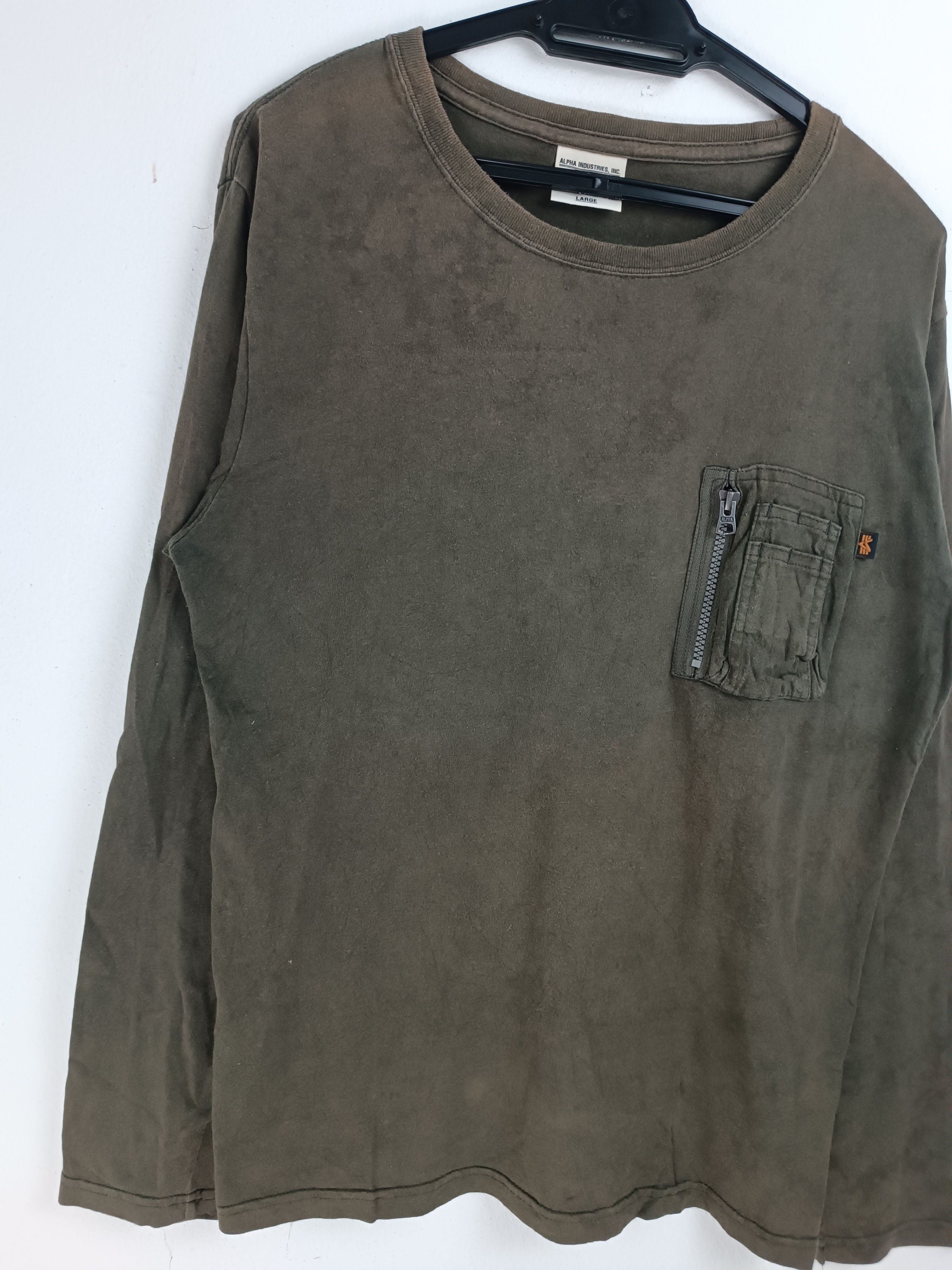 Alpha Industries VINTAGE ALPHA INDUSTRIES L/SLEEVE RELAXED TEE Size US M / EU 48-50 / 2 - 5 Thumbnail