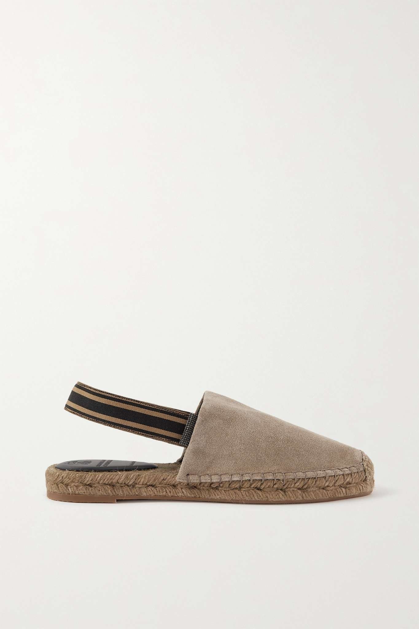 Brunello Cucinelli o1y0725 Espadrilles in Beige Size US 7 / IT 37 - 1 Thumbnail