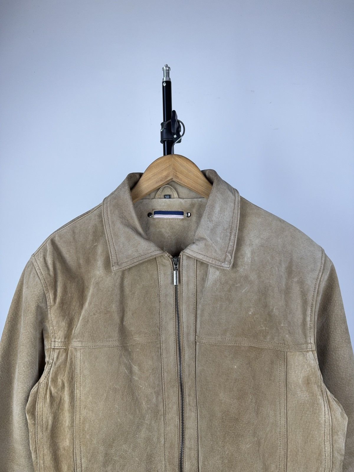 Vintage Vintage 90s Avant Garde Leather Biker MOTO Y2K Jacket Size US M / EU 48-50 / 2 - 2 Thumbnail