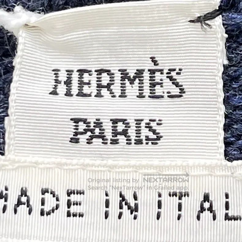 Hermes Hermes Navy Blue Embossed Button Sweater Size XS / US 0-2 / IT 36-38 - 6 Thumbnail