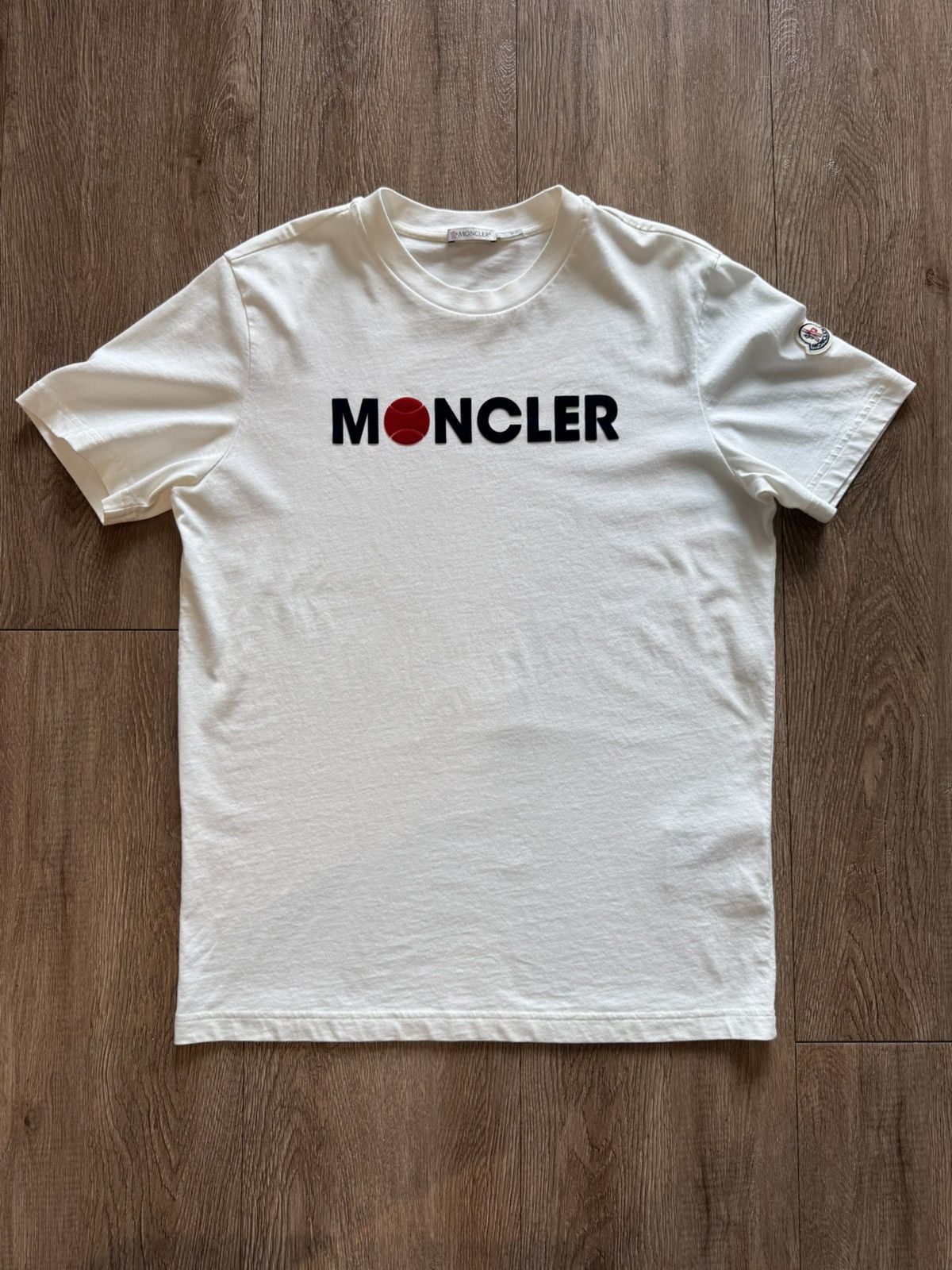 Moncler Moncler Tennis Logo T-Shirt | Grailed Moncler Moncler Tennis Logo T-Shirt | Grailed