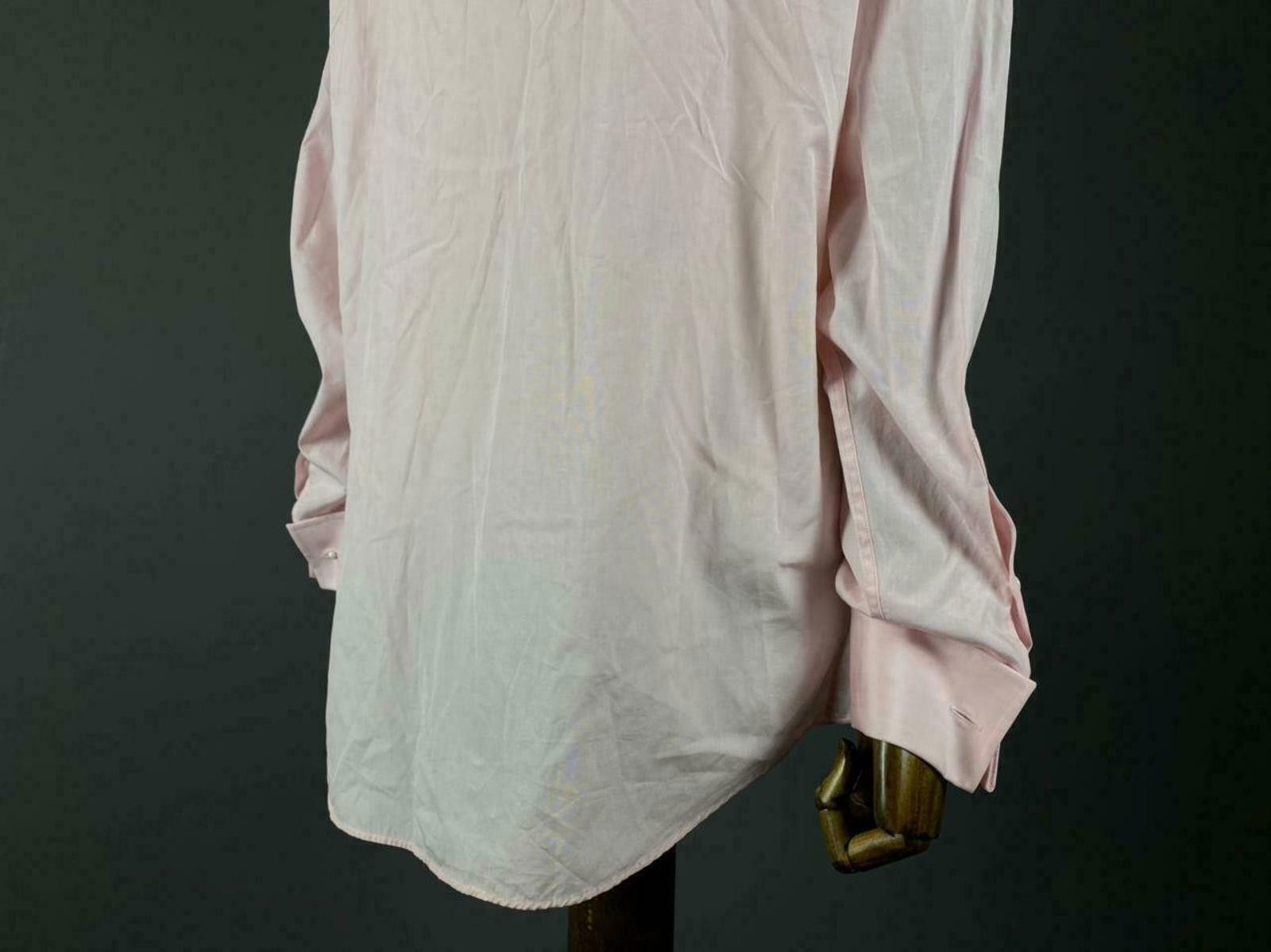 Ralph Lauren Black Label Men Ralph Lauren Black Label Pink Cuff Dress Shirt Size 16.5 Size US M / EU 48-50 / 2 - 7 Thumbnail