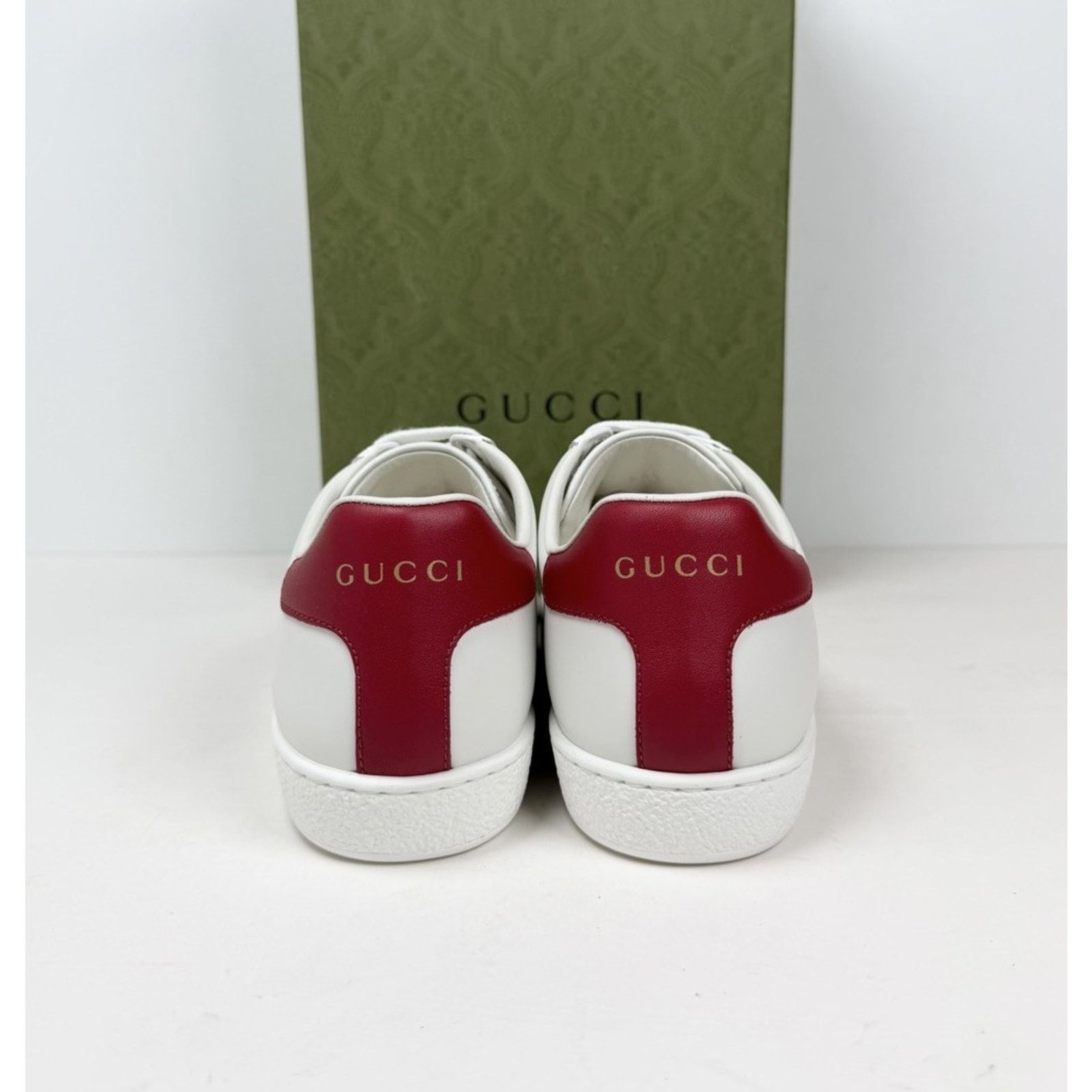 Gucci Size 4.5W - Gucci Ace Embroidered Cherry Leather NEW Size US 4.5 / IT 34.5 - 5 Thumbnail