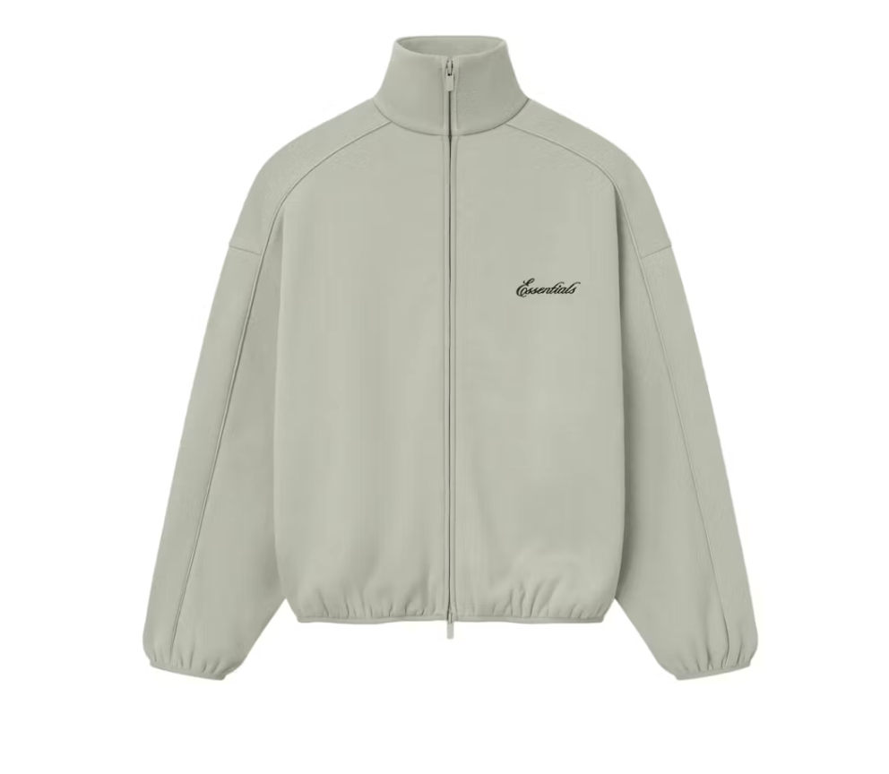 Adidas × Fear of God FOG Essentials Modern Piping Track Jacket Abbey Stone S Size US S / EU 44-46 / 1 - 1 Preview