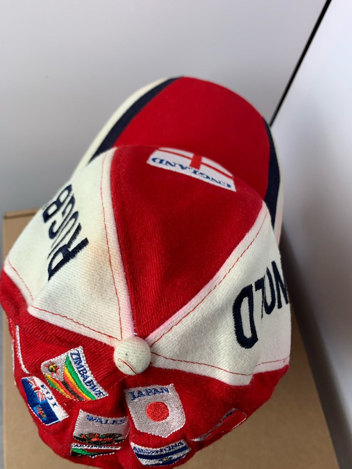 Vintage England interesting rugby cap Vintage worldwide Size ONE SIZE - 4 Thumbnail