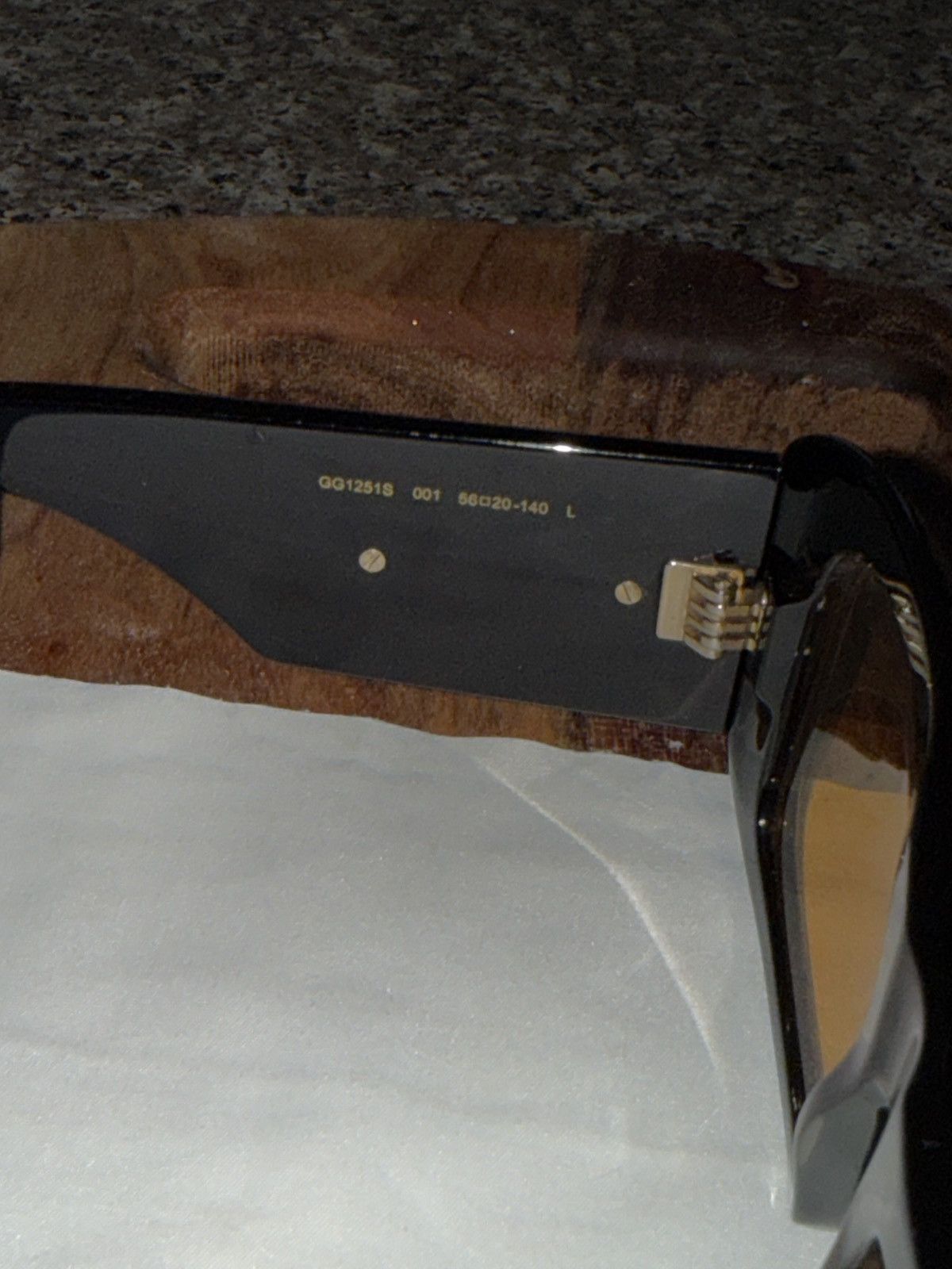 Gucci Gucci GG1215S 004 Sunglasses Black Frame Size ONE SIZE - 8 Thumbnail