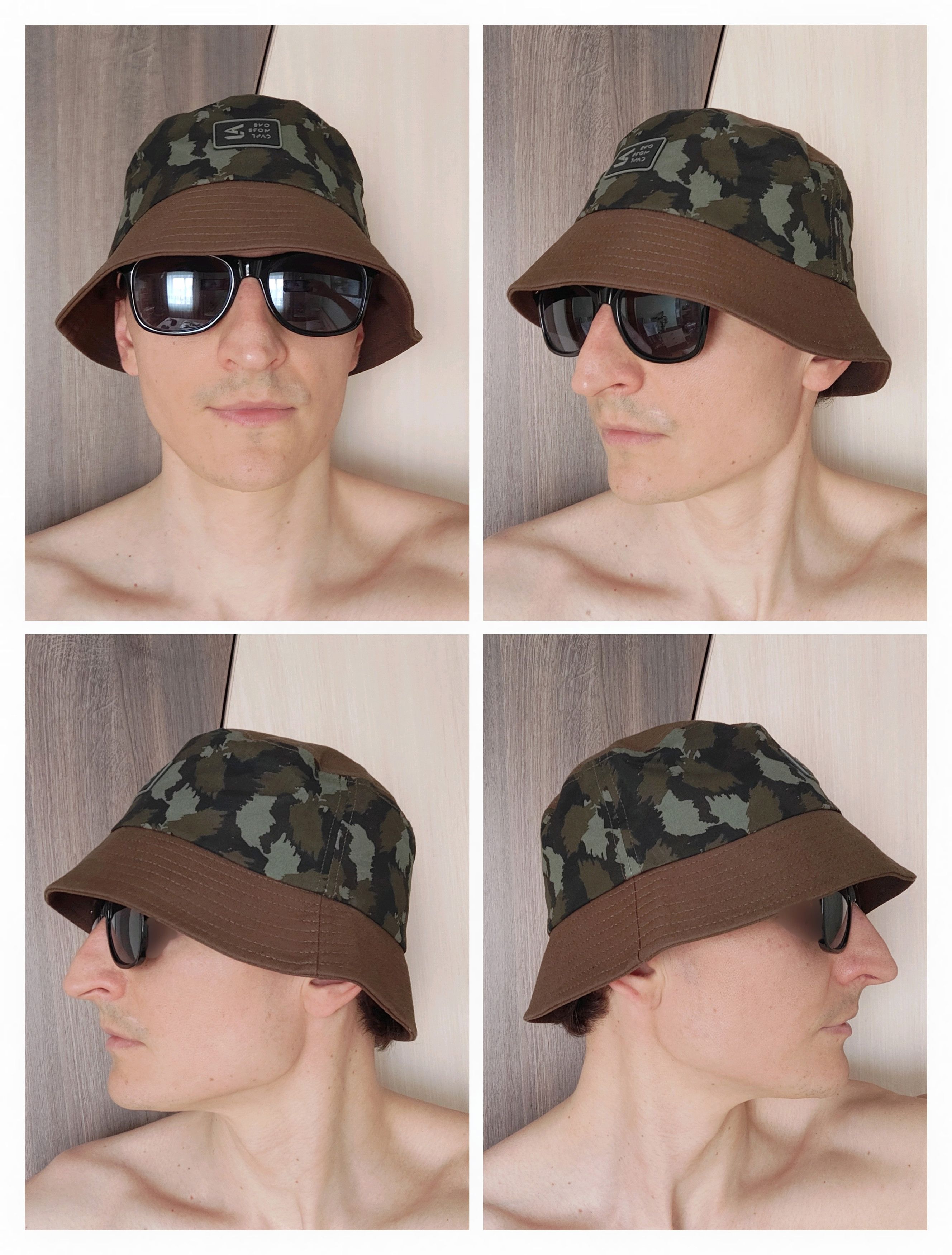 Aeronautica Militare OMC One More Cast Military Camo Bucket Hat Army Camouflage Size ONE SIZE - 5 Thumbnail
