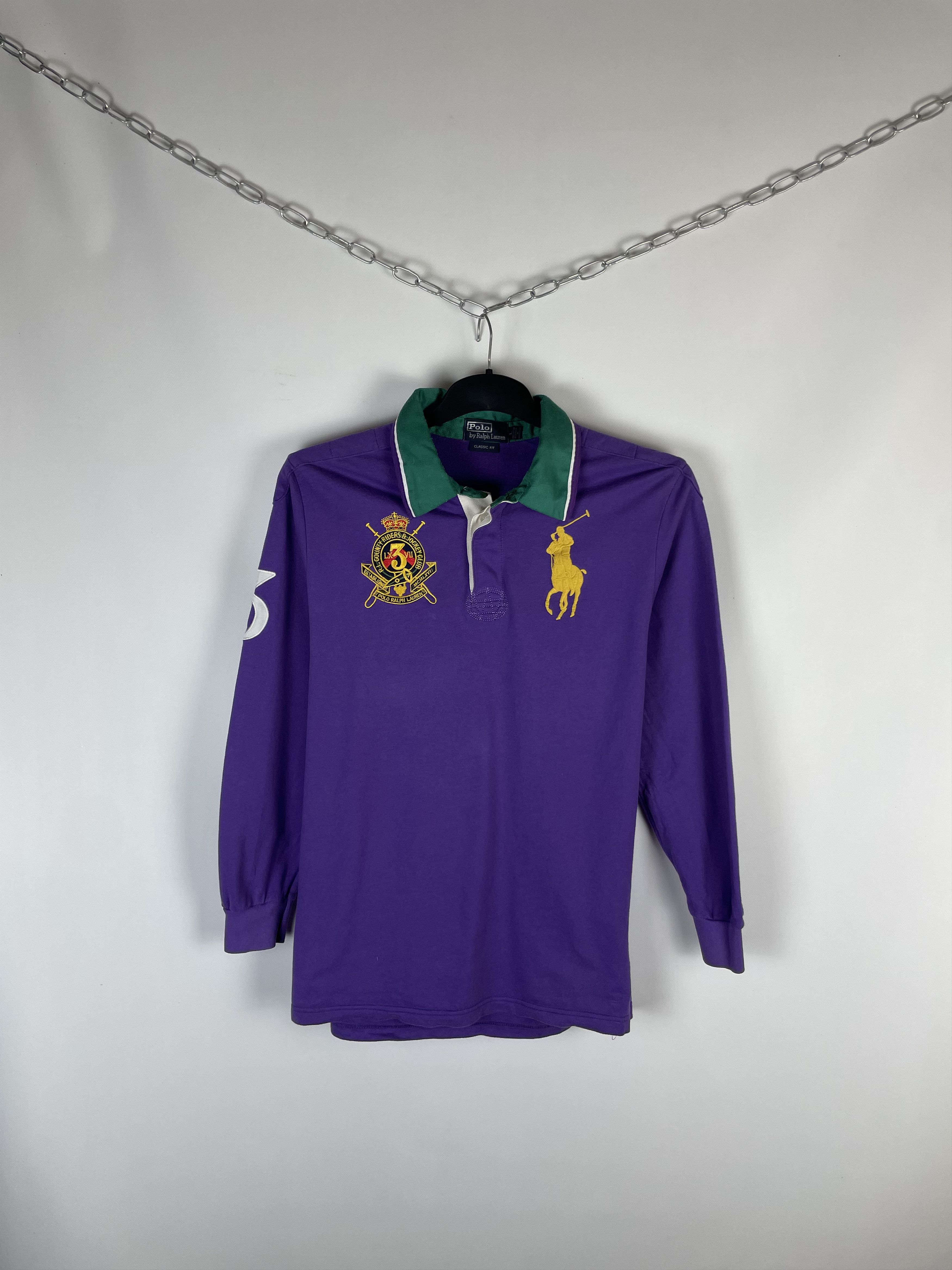 Vintage 90s Polo Ralph Lauren Rugby Long Sleeve Shirt