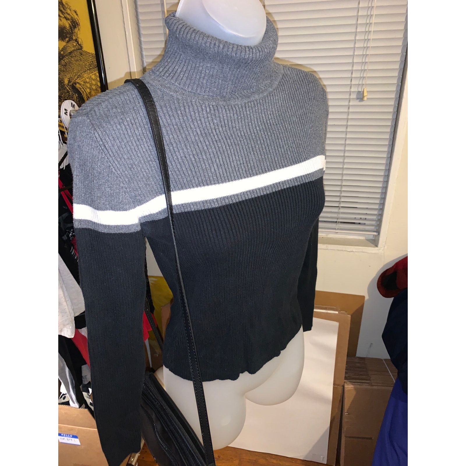 Gap Vtg 90s GAP Ribbed Turtleneck Sweater Womens Small Minimal Size S / US 4 / IT 40 - 6 Thumbnail