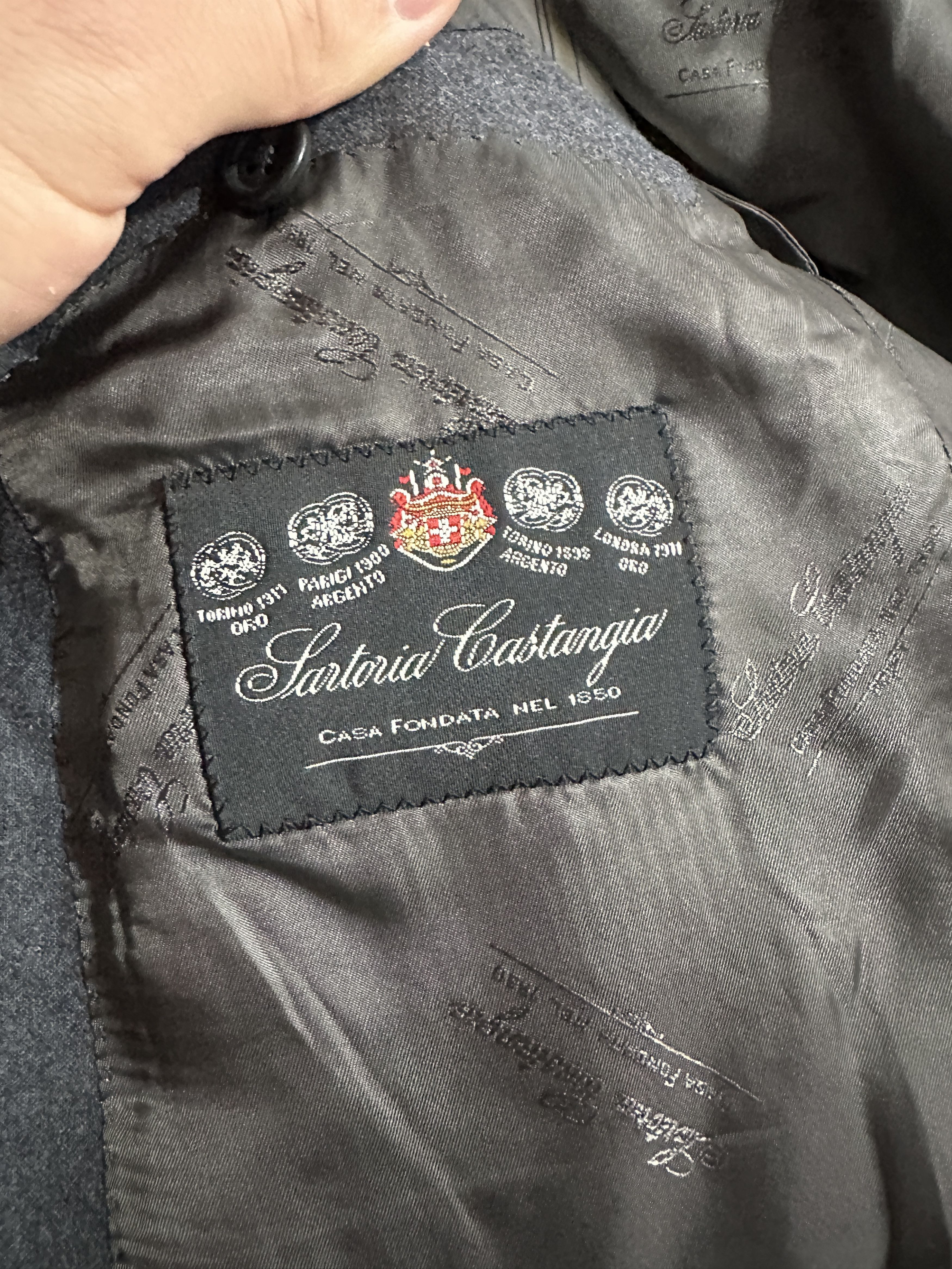 SARTORIO Sartoria Castangia Castello Suit Formal Jacket Size 36 S Size 36R - 6 Thumbnail