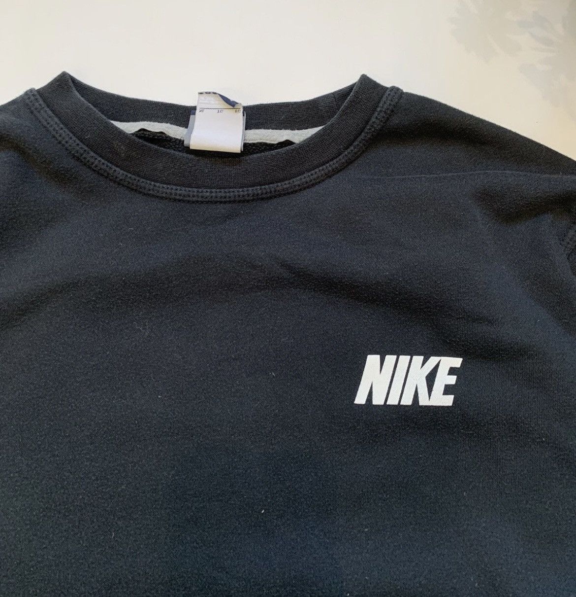 Nike Vintage Nike Faded Black Sweatshirt Size US XL / EU 56 / 4 - 3 Thumbnail