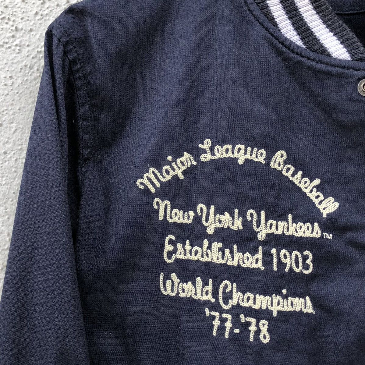 MLB New York Yankees Patch Logo Baseball Varsity Jacket Size US M / EU 48-50 / 2 - 5 Thumbnail