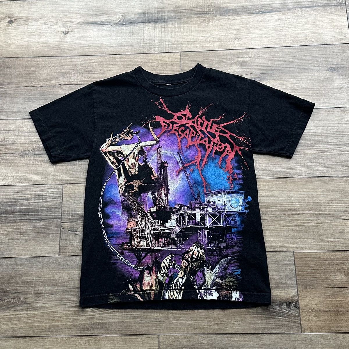 Other Y2K Cattle Decapitation Death Metal Graphic Band Tee Size US M / EU 48-50 / 2 - 1 Thumbnail