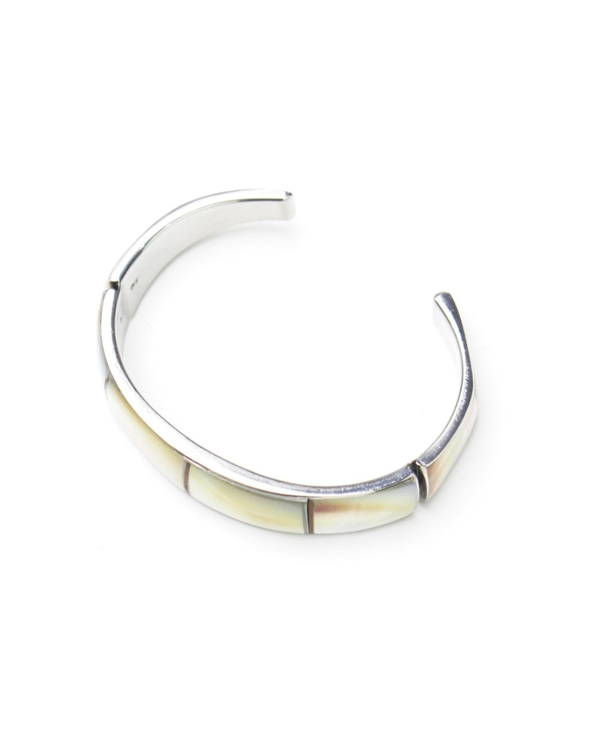 Vintage 2000S JAPANESE MADE MOONLIT SHELL – MOTHER OF PEARL CUFF Size ONE SIZE - 4 Thumbnail