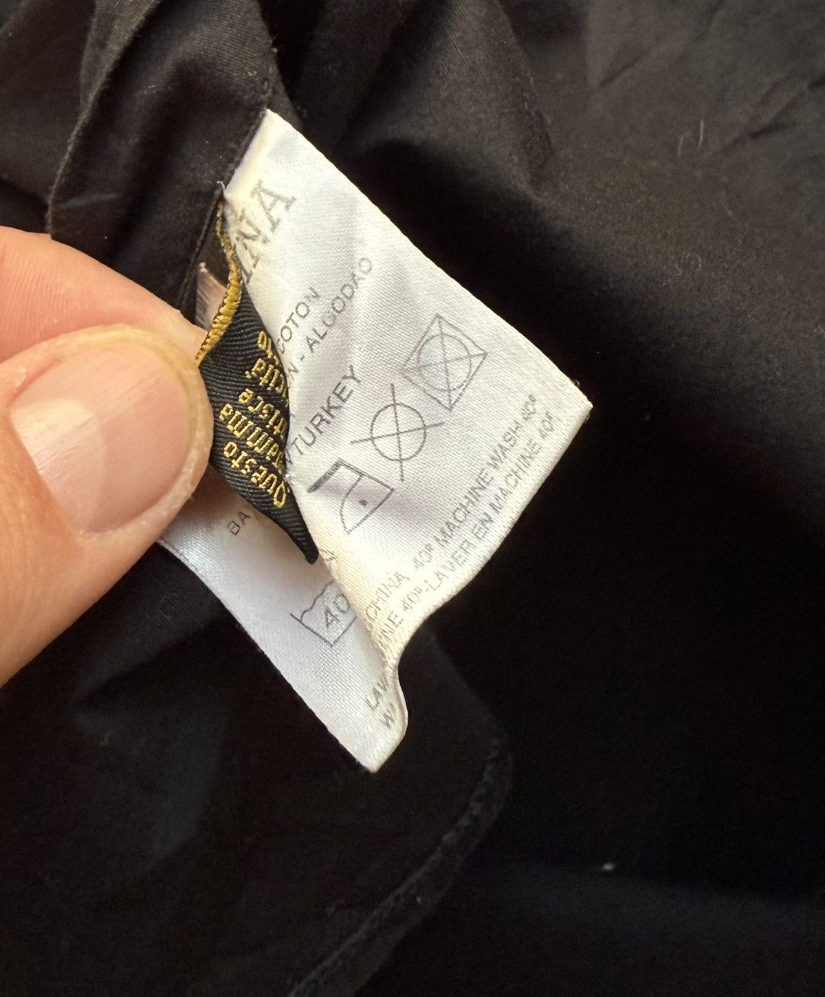 La Martina Vintage La Martina Boston 3 Polo Team Black Button Up Shirt Size US M / EU 48-50 / 2 - 9 Thumbnail
