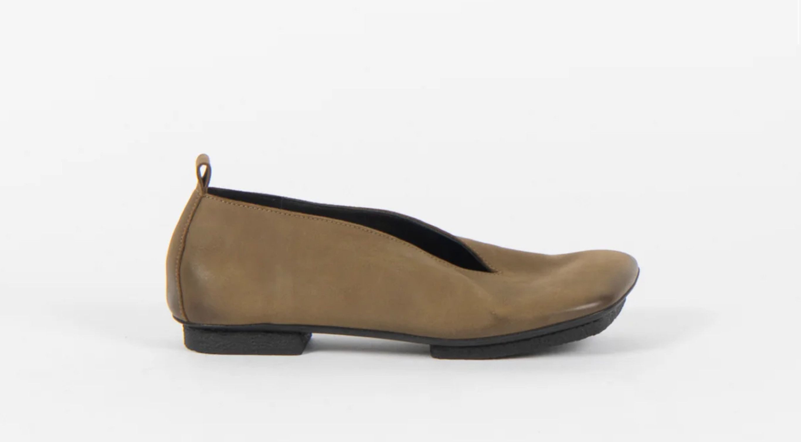 Uma Wang Stone Ballet Shoe Olive Size US 5 / IT 35 - 1 Thumbnail