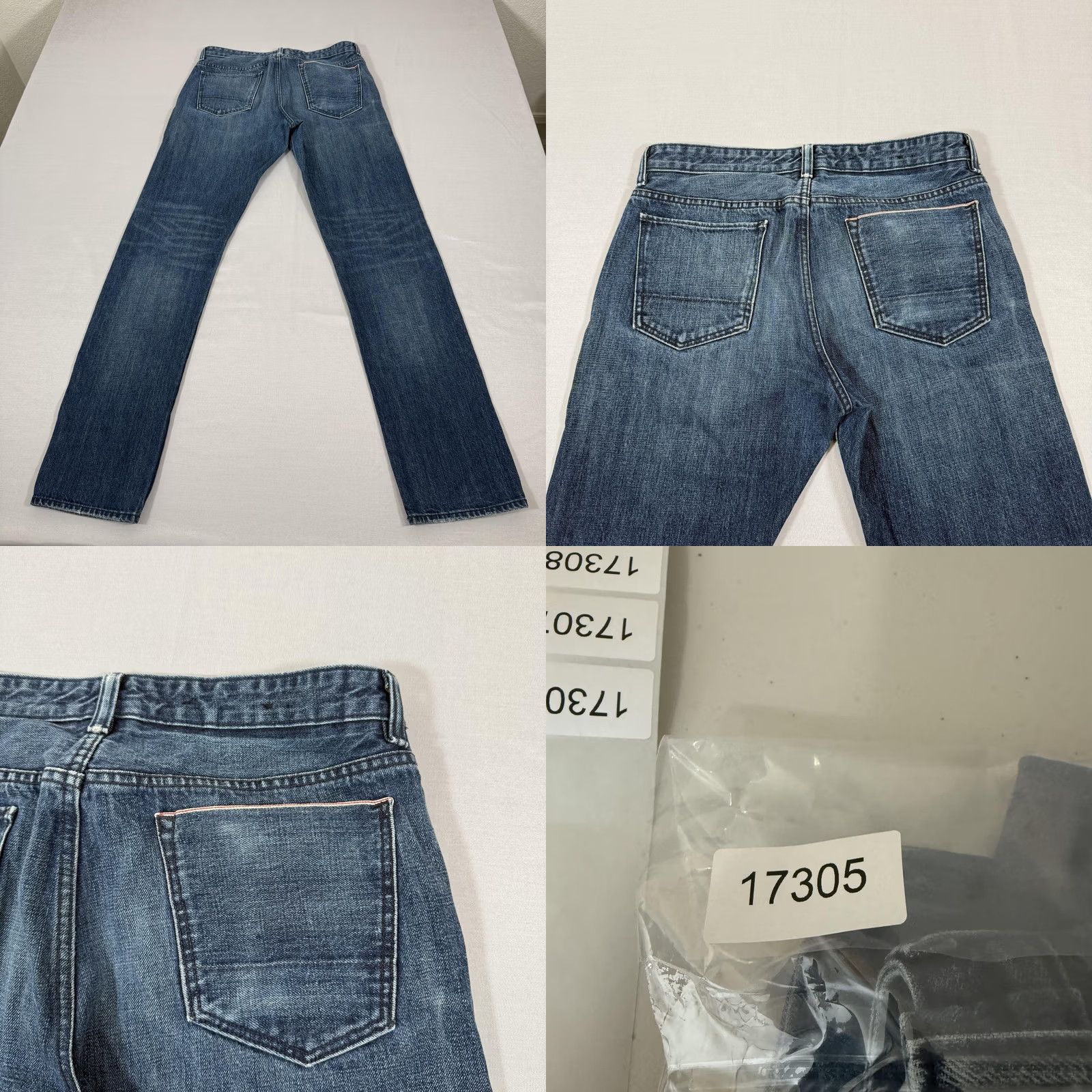 Banana Republic Banana Republic Mens Jeans 32x34 Blue Slim Fit Denim Pants Selvedge Work Size US 32 / EU 48 - 10 Thumbnail