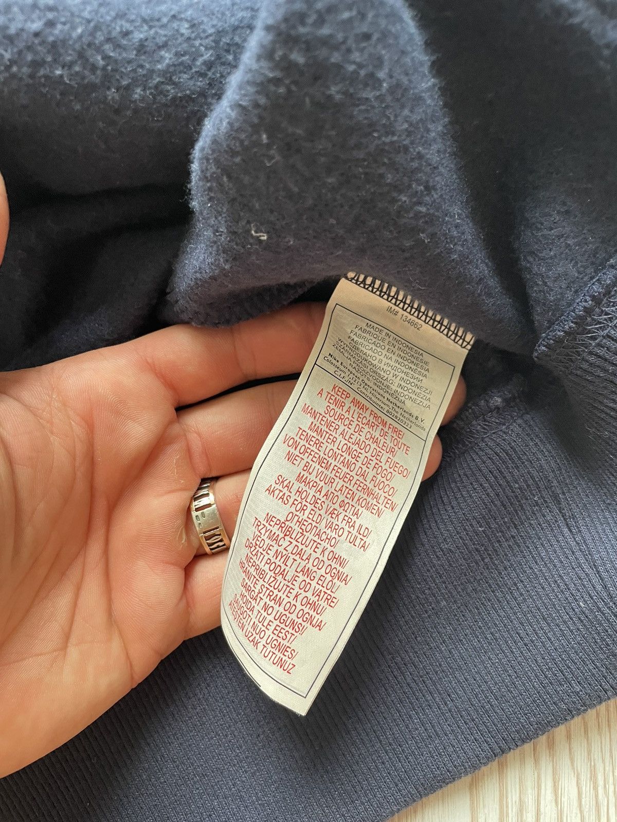 Nike × Vintage Vintage Nike Athletic Logo cotton jacket size xxl Size US XXL / EU 58 / 5 - 15 Thumbnail