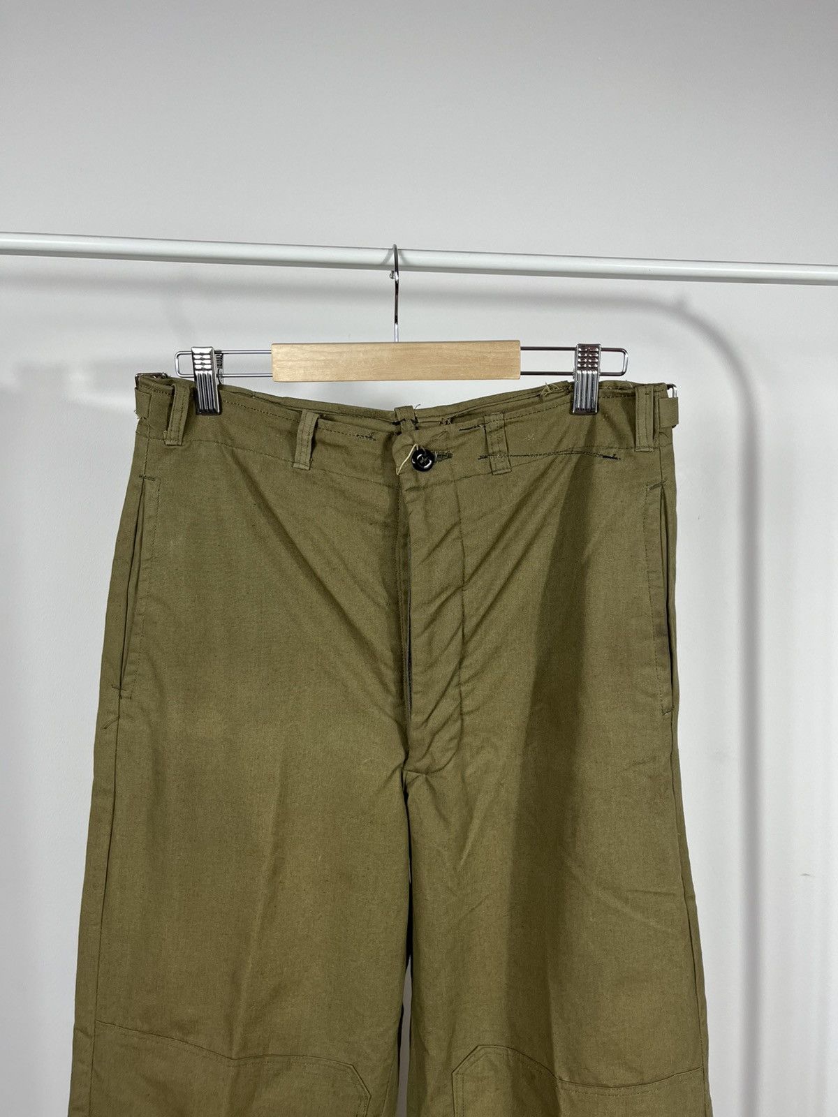 Vintage Vintage Czechoslovakian Army Field Pants Olive Green C-3 Size US 31 - 2 Thumbnail