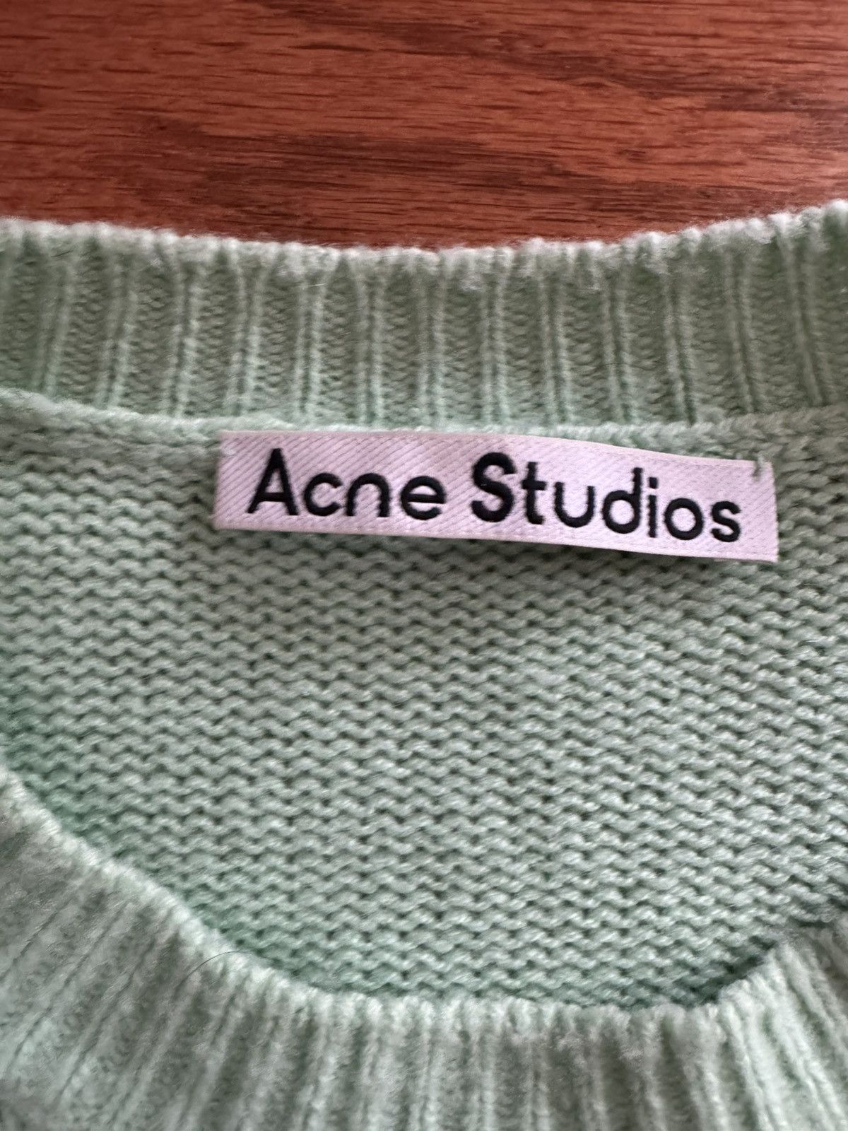 Acne Studios Green Pilled Sweater Size US M / EU 48-50 / 2 - 3 Thumbnail