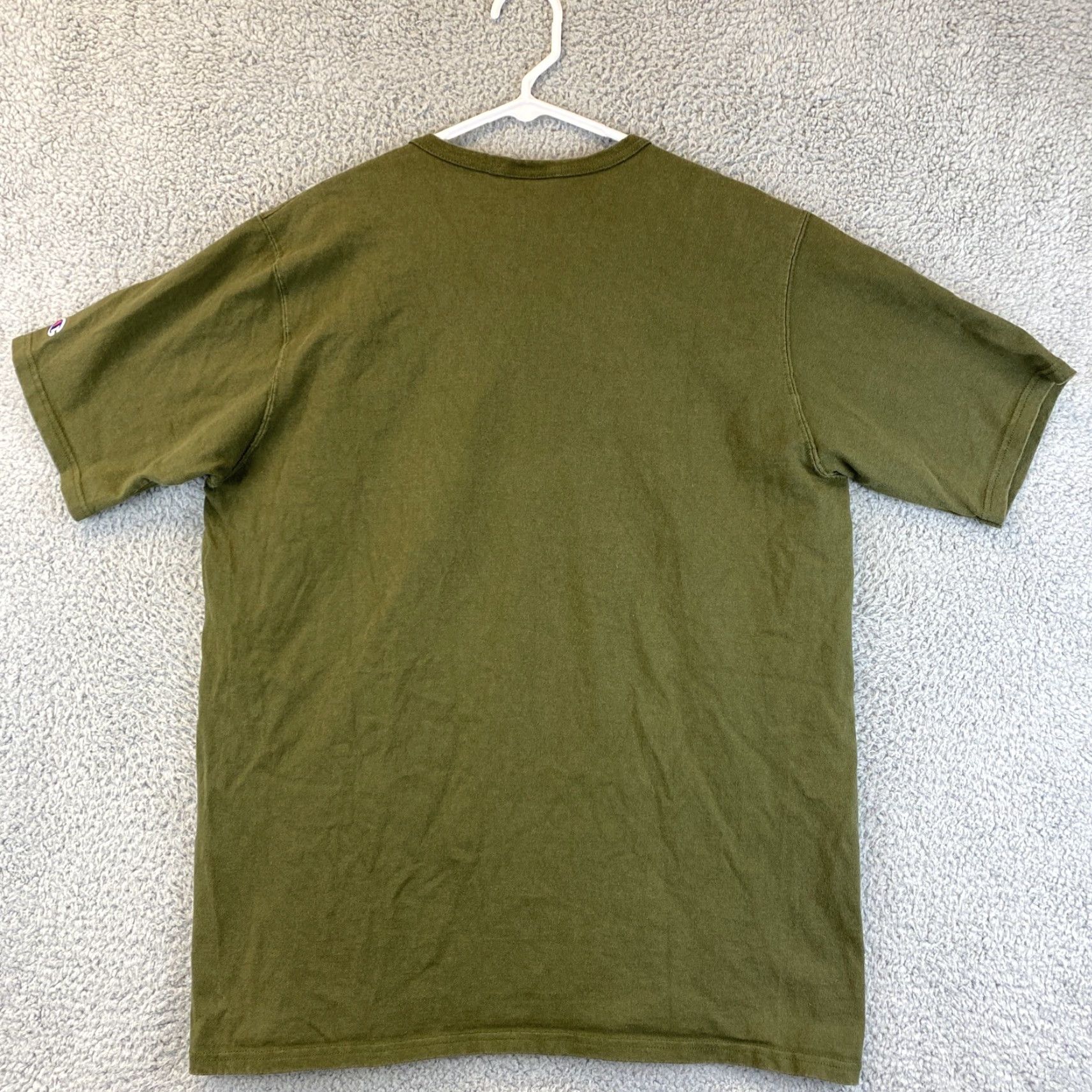 Champion Vintage Champion Classic Logo Graphic T Shirt size XL Green 53-2 Chest Logo Tee Center Size US XL / EU 56 / 4 - 6 Thumbnail