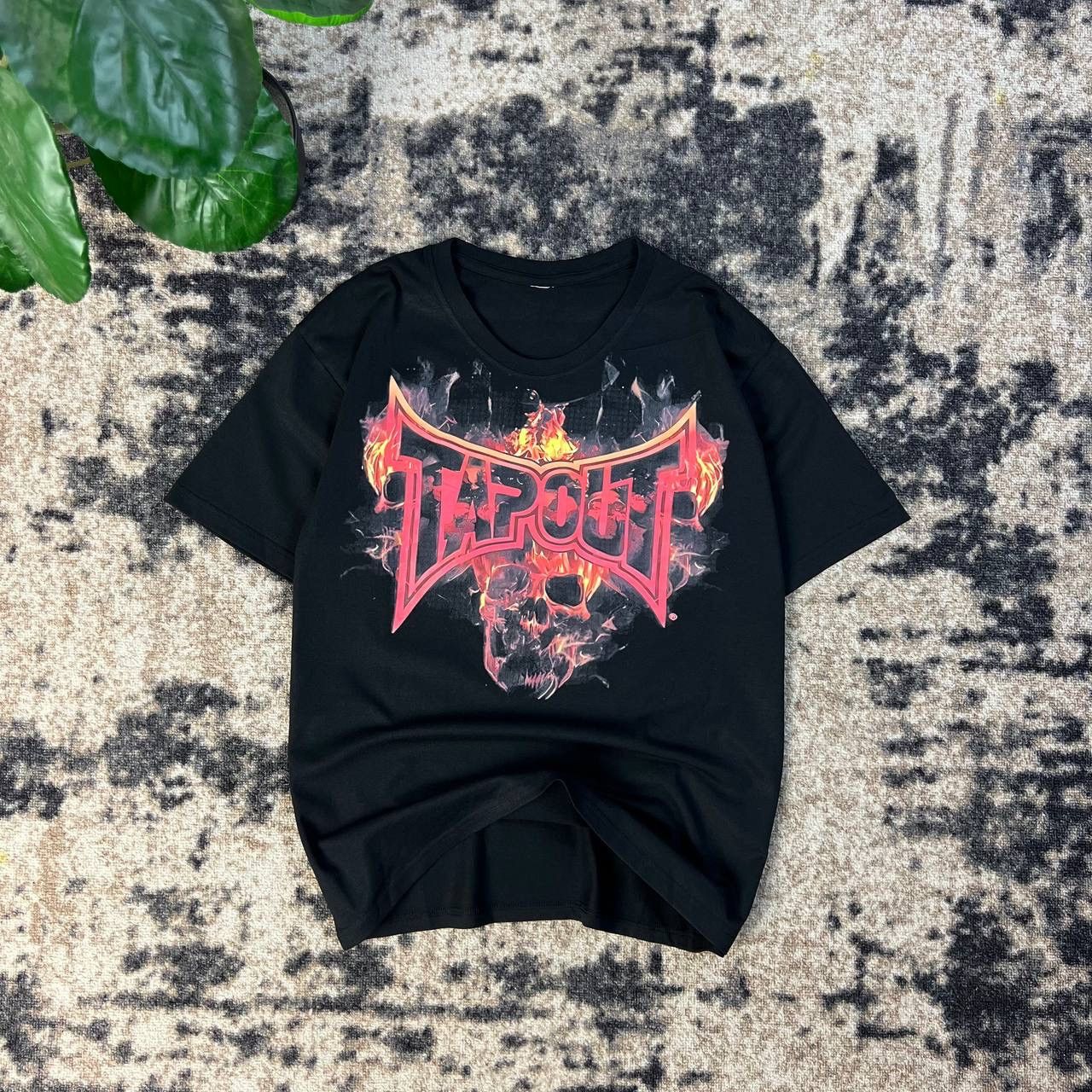 Tapout Tapout Big Flame Skull Logo Affliction Style T-Shirt Size US M / EU 48-50 / 2 - 1 Thumbnail